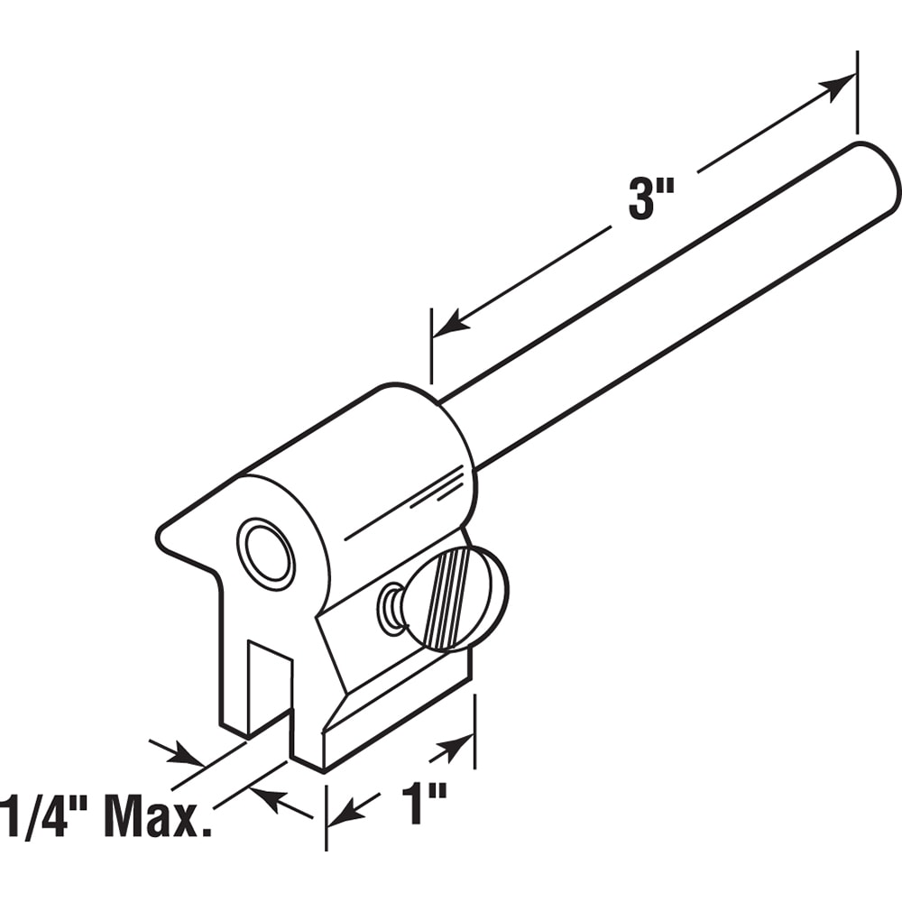 Prime-Line U 9835 Horizontal-Sliding-Window-Sash-Locks - View #2