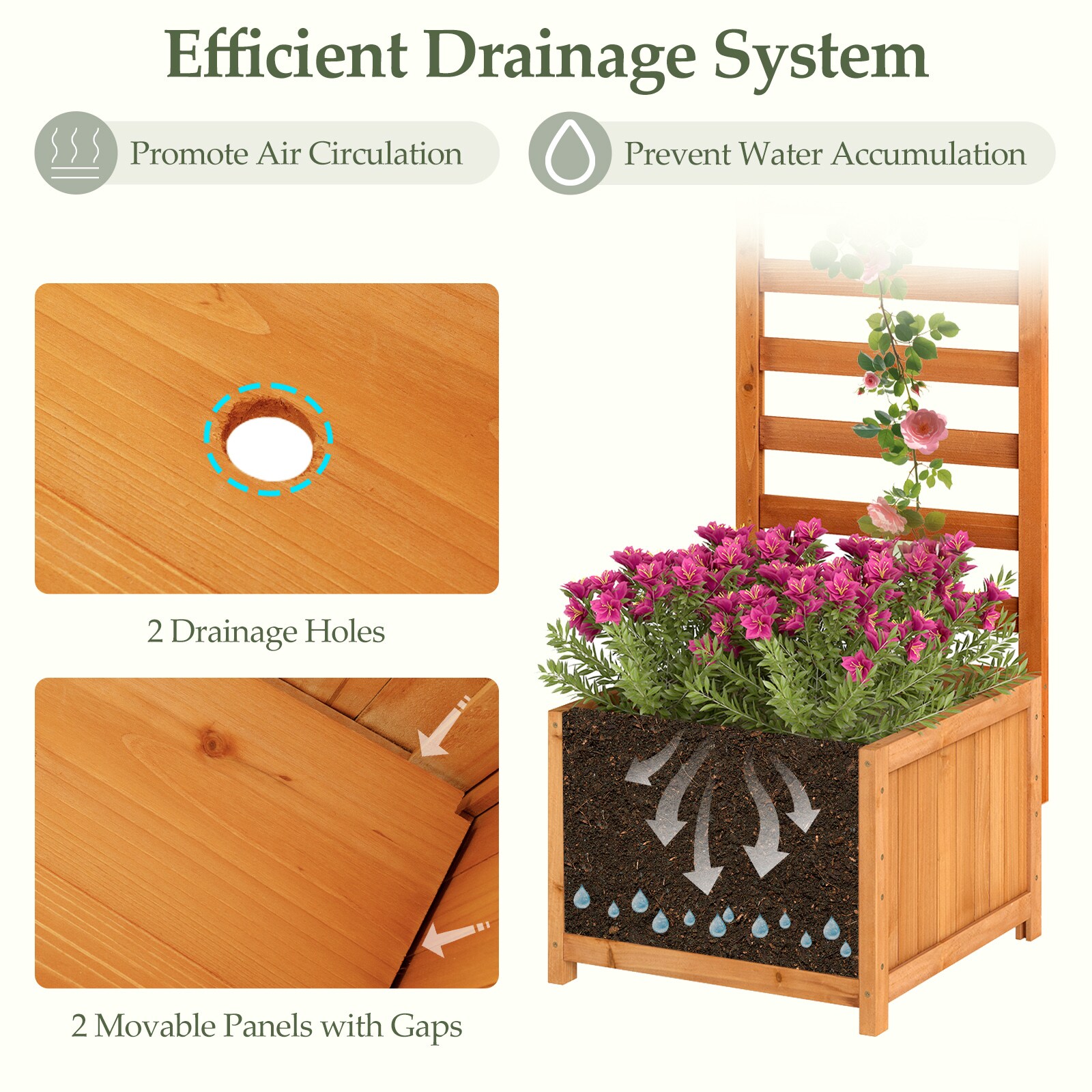 Slickblue D-CO-RO6464TG Raised-Garden-Beds - View #5