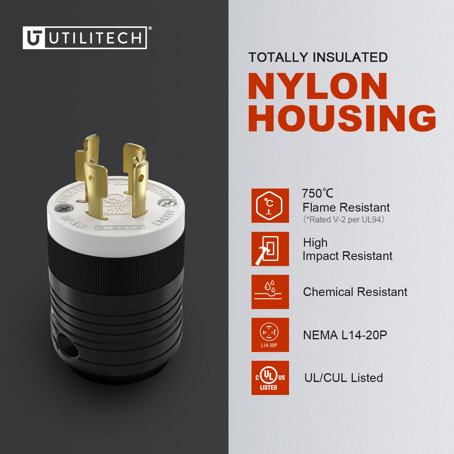 Utilitech L1420P Electrical-Plugs-Connectors - View #2