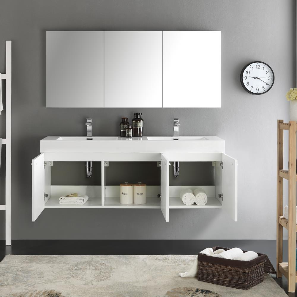 Fresca FVN8093WH-D Bath-Vanity-Combo - View #4