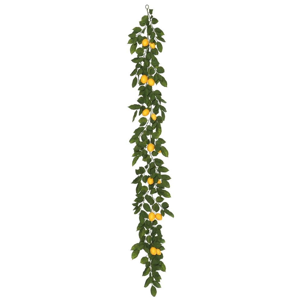 Vickerman FK170703 72-in Green, Yellow Indoor Hanging Fruit Artificial Garland