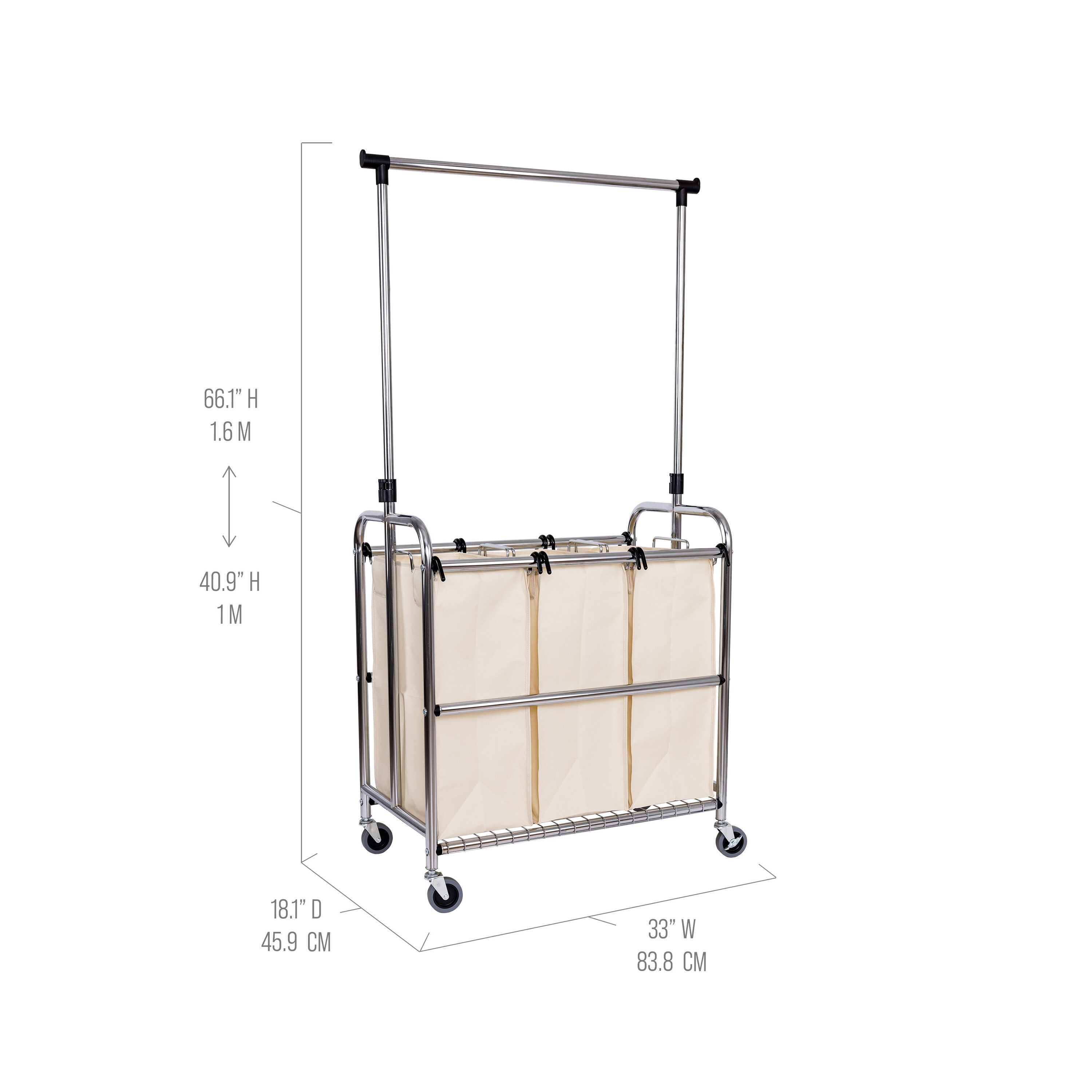 Seville Classics SHE16157B Hamper-Baskets - View #7