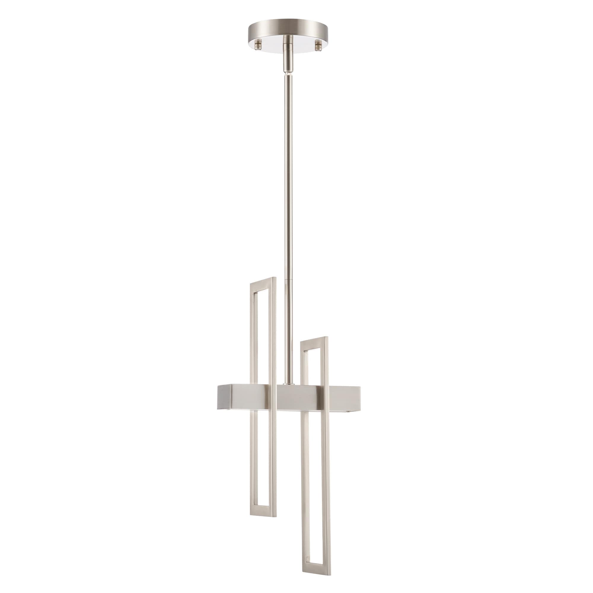 CO-Z Nickle Modern/Contemporary Geometric LED Medium Hanging Pendant ...