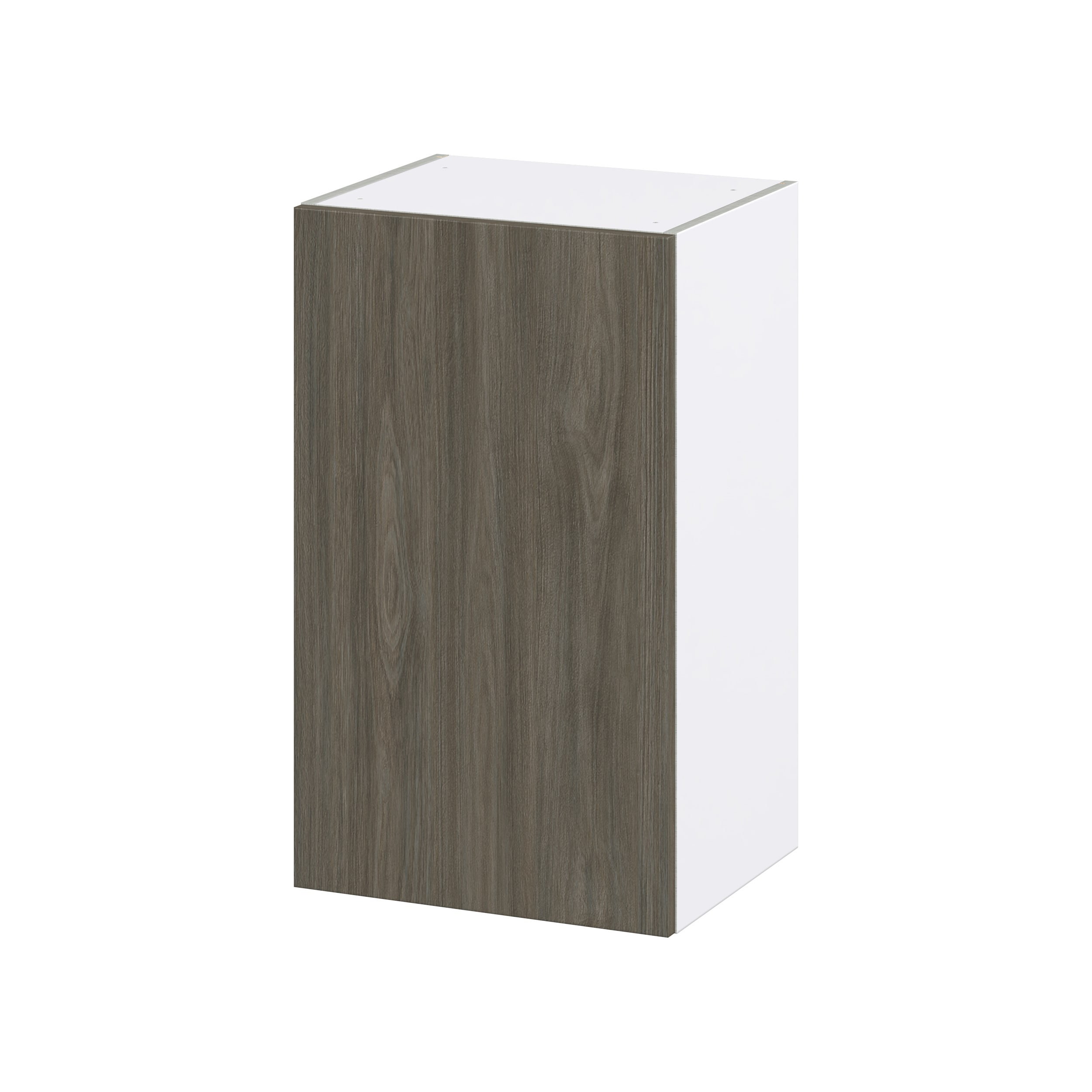 Hugo&Borg DSW1830(L/R)-SA Savane 18-in W x 30-in H x 14-in D Textmel Wall Fully assembled Cabinet (Flat Panel Slab)
