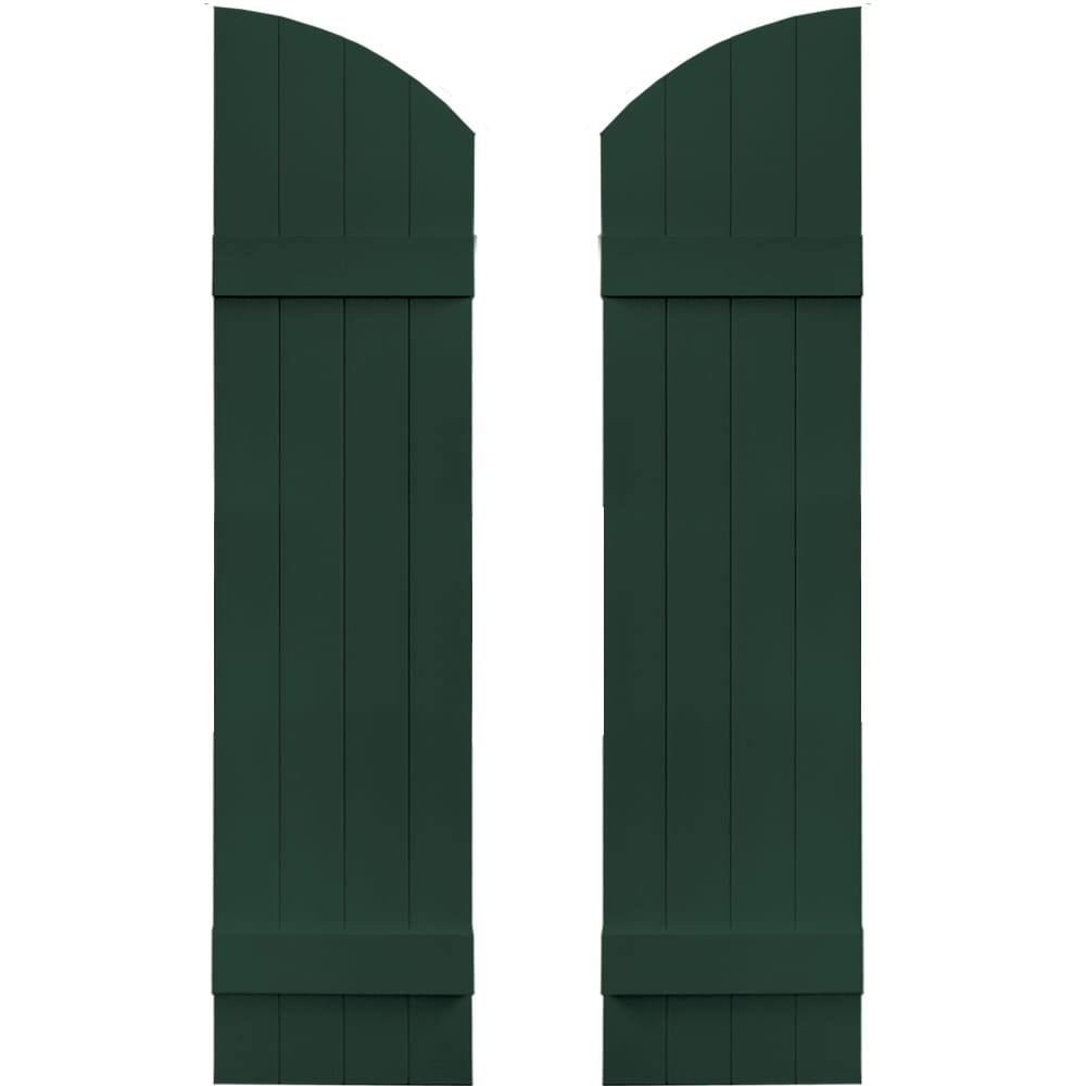 Vantage V5931453122 13.875-in W x 53-in H Midnight Green Exterior Shutters