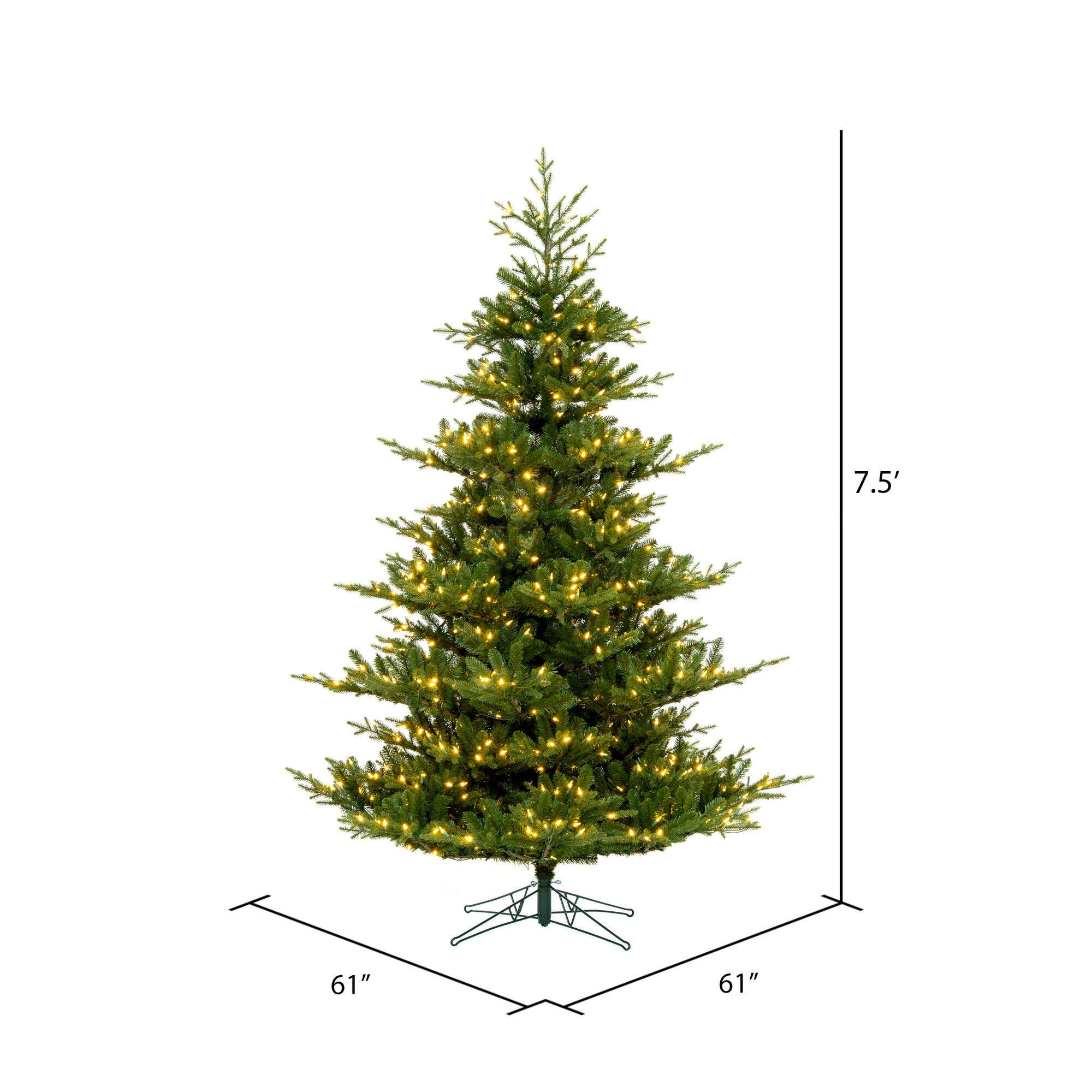 Vickerman G211076LED Artificial-Christmas-Trees - View #3