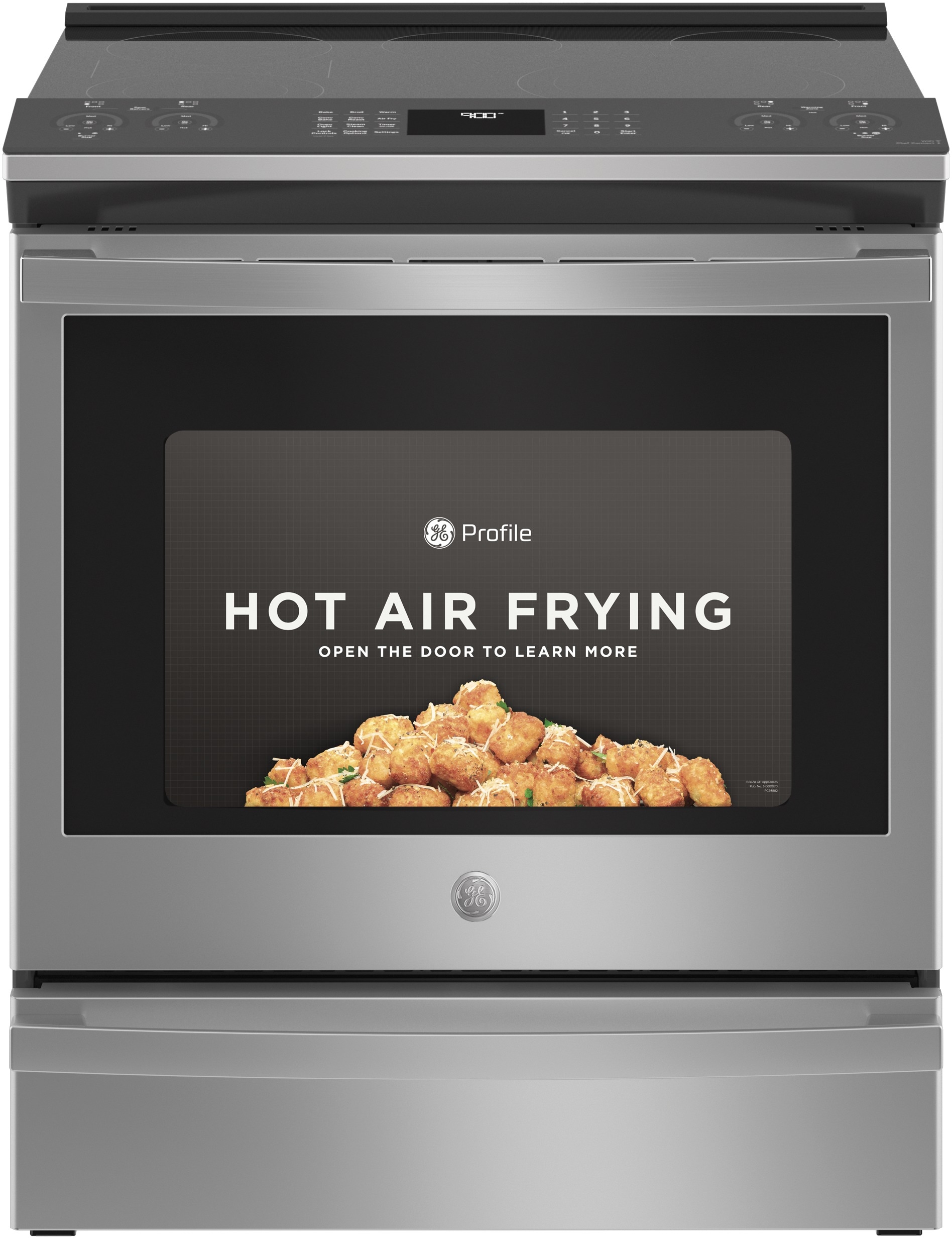 GE Profile 30-in Smart Single Electric Wall Oven with Air Fry True  Convection and Self-cleaning (Stainless Steel) in the Single Electric Wall  Ovens department at