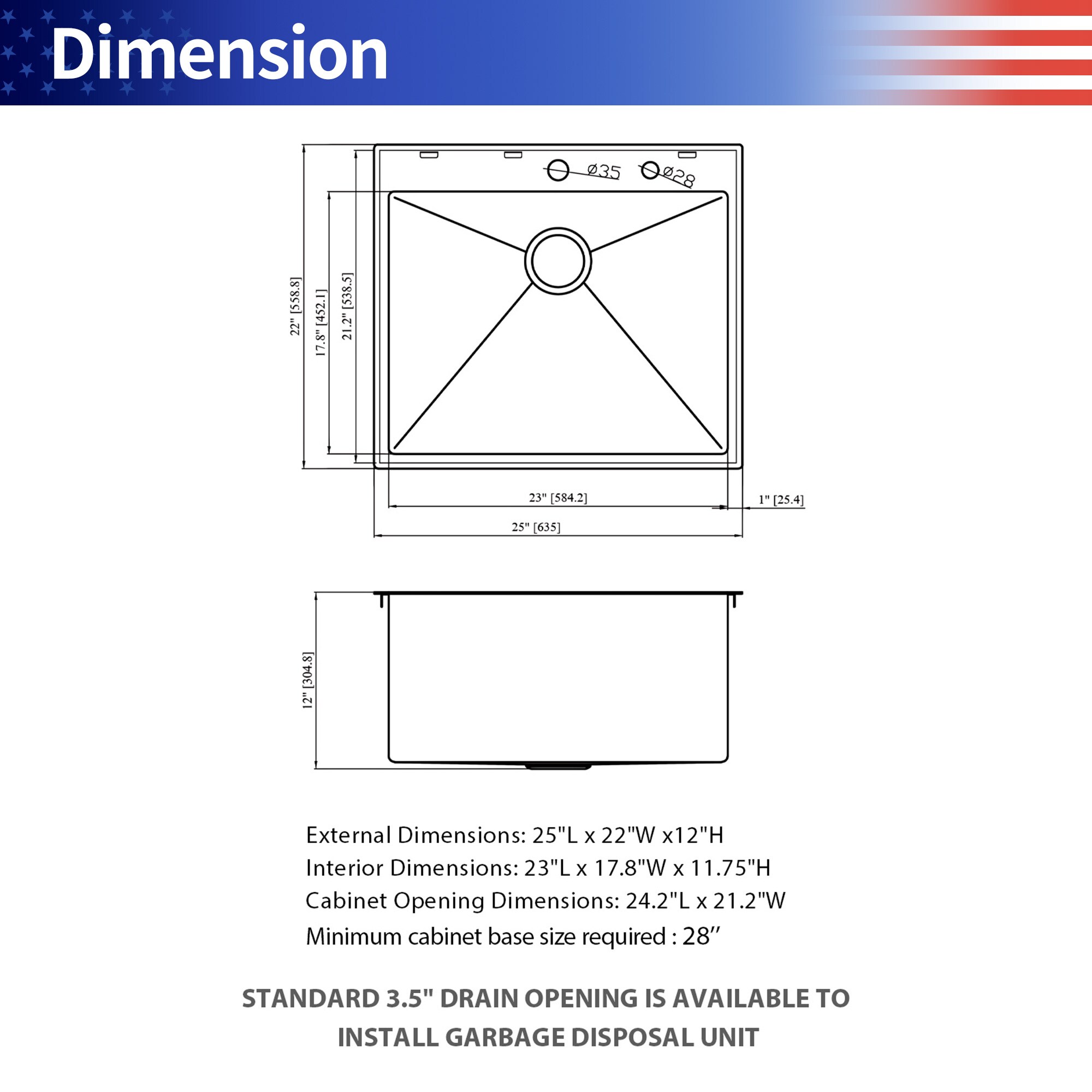 Rainlex RX-SS78-2522B Kitchen-Sinks - View #9