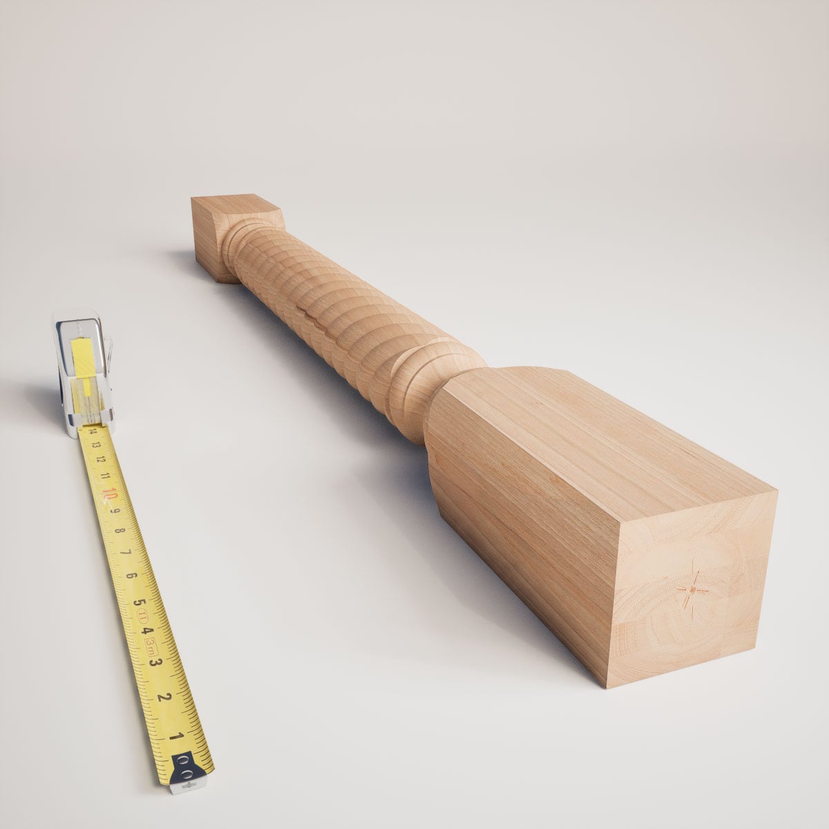 Ekena Millwork COL03X03X35HACH Wood-Table-Legs - View #3