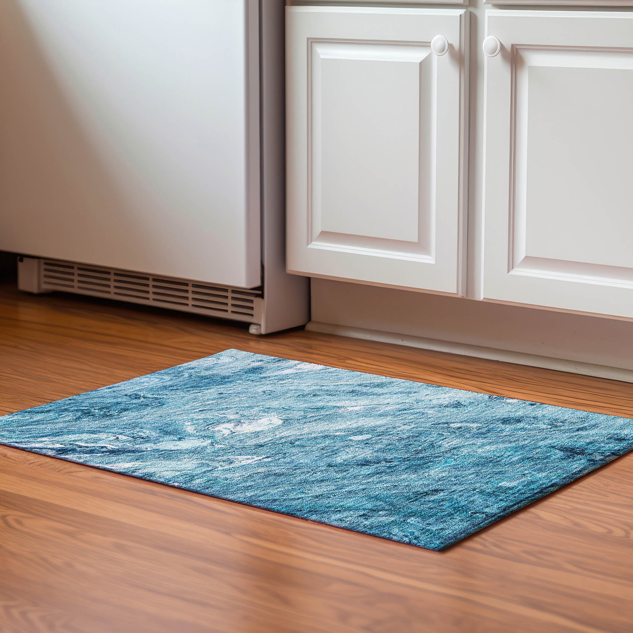 Addison Rugs AMF640SK20X30 Mayfield AMF640SK 2 x 3 (ft) Loomed Polyester Sky Rectangular Indoor Geometric Machine washable Area rug