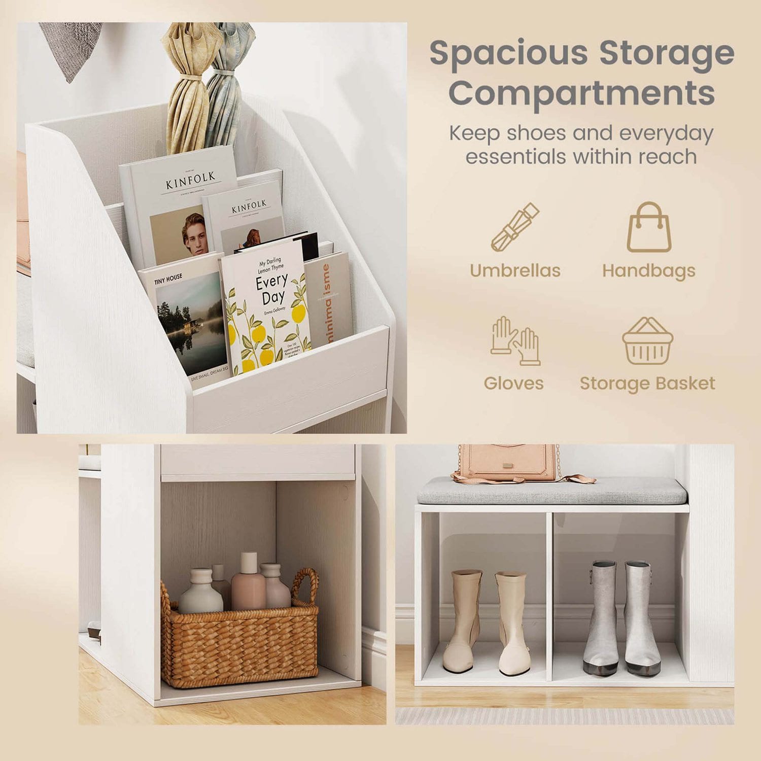 Costway HCST05665 Shoe-Racks - View #8