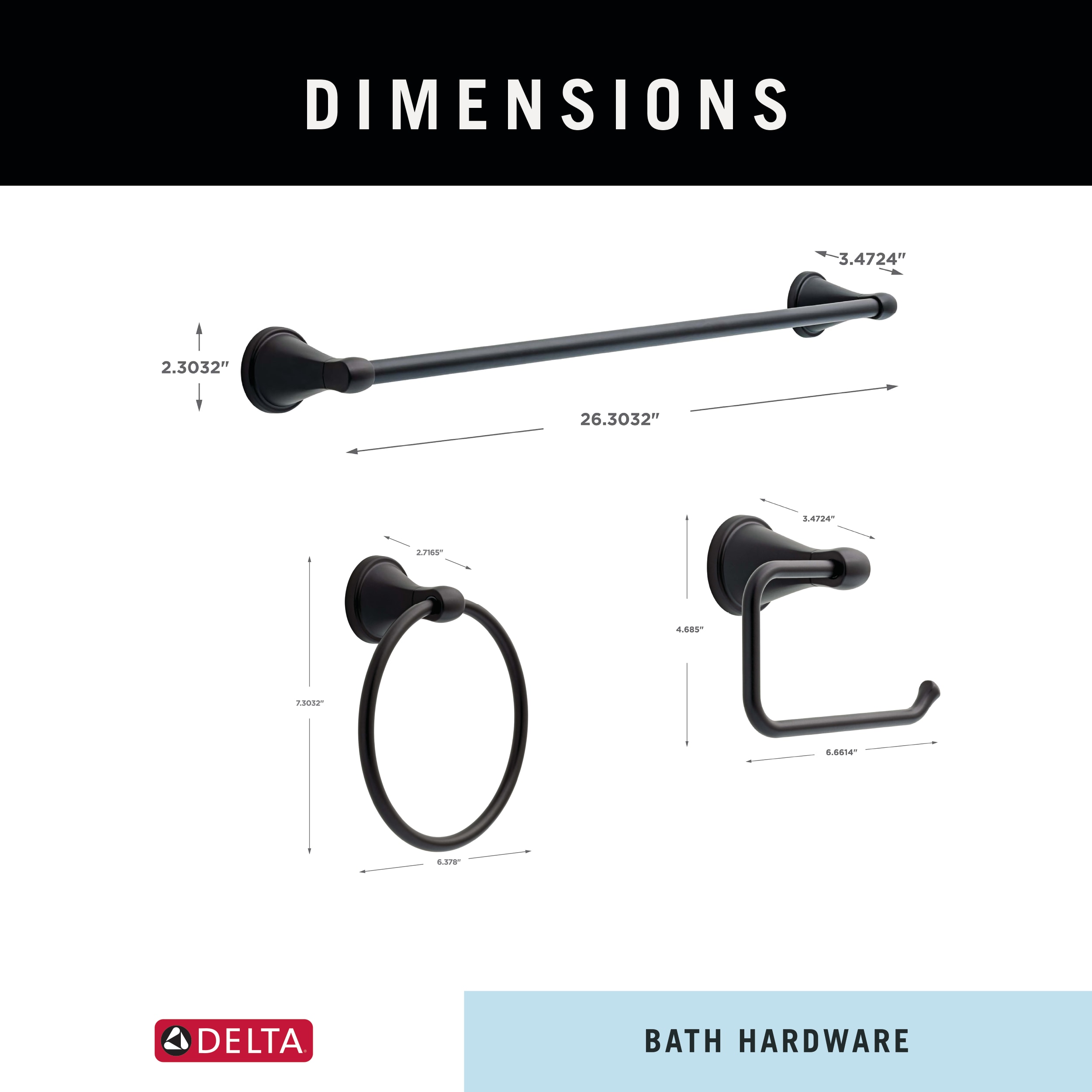 Delta BCK63-MB-VK Decorative-Bath-Hardware-Kits - View #8