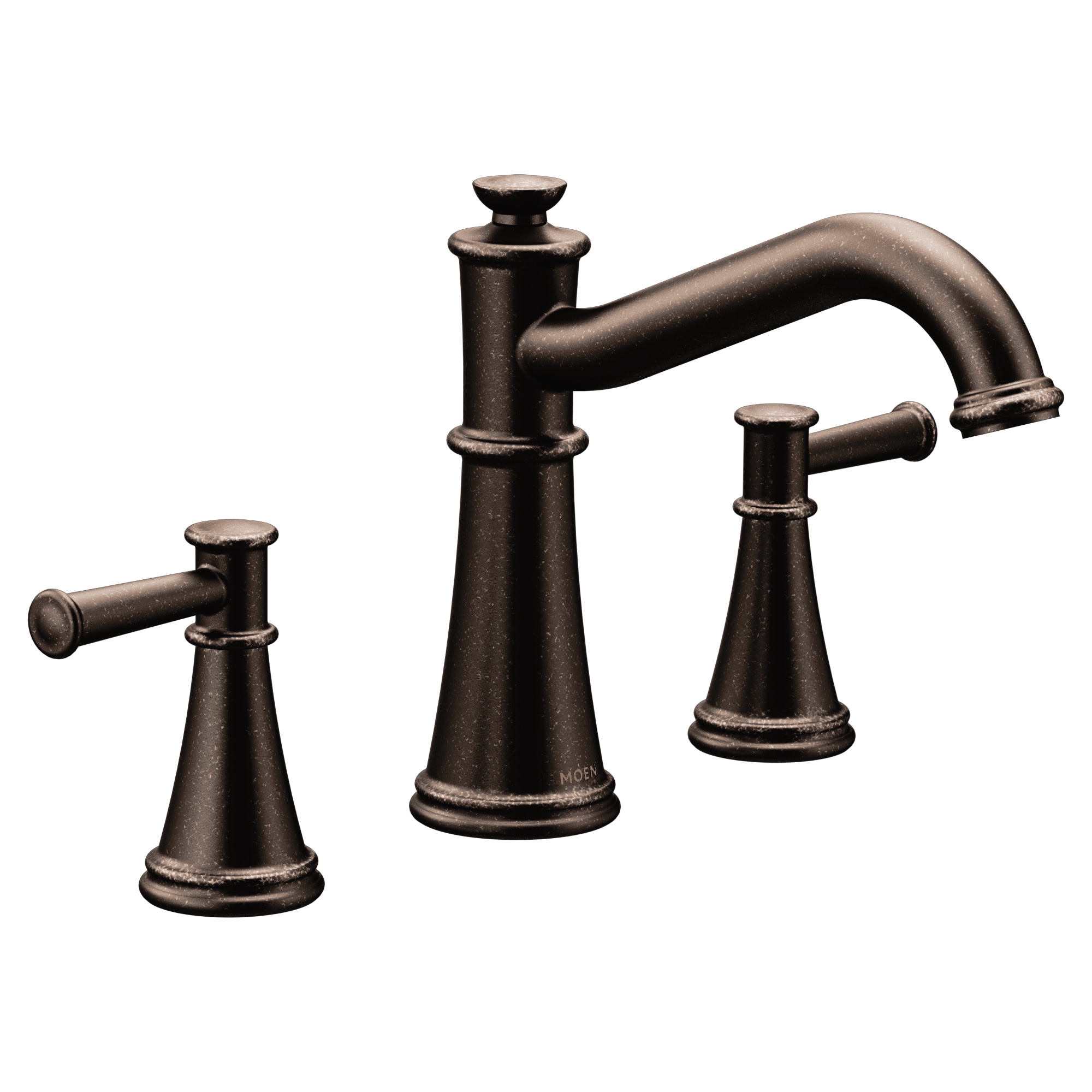Moen T9023ORB Belfield Oil Rubbed Bronze 2-handle Deck-mount Roman Mid-arc Bathtub Faucet
