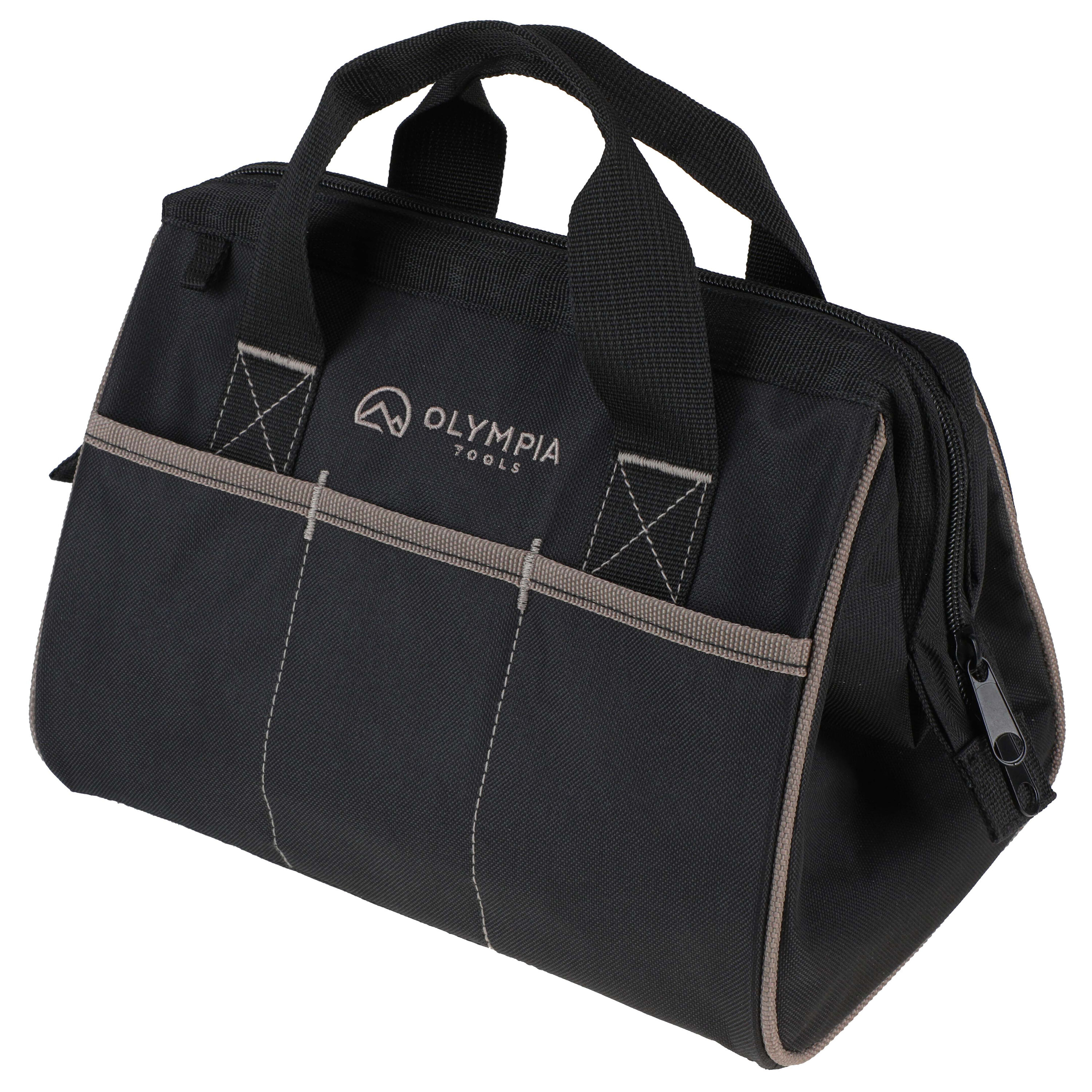 OLYMPIA Black Nylon 9.06-in Zippered Tool Bag in the Tool Bags ...