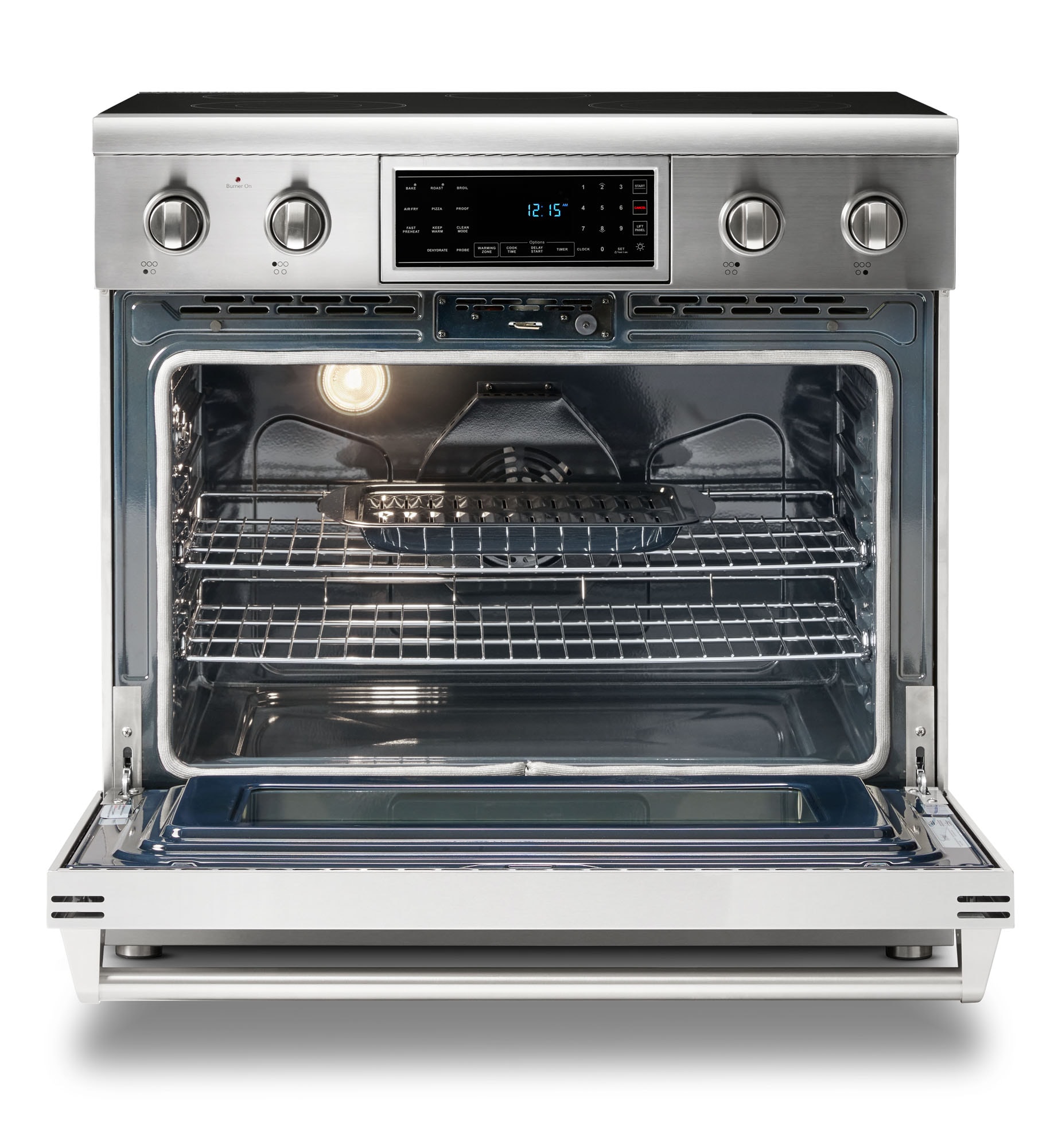 36 inch Professional All-Electric Range Stainless Steel with Legs, 4.3 Cu.Ft. KM-FR36EE-SS Koolmore