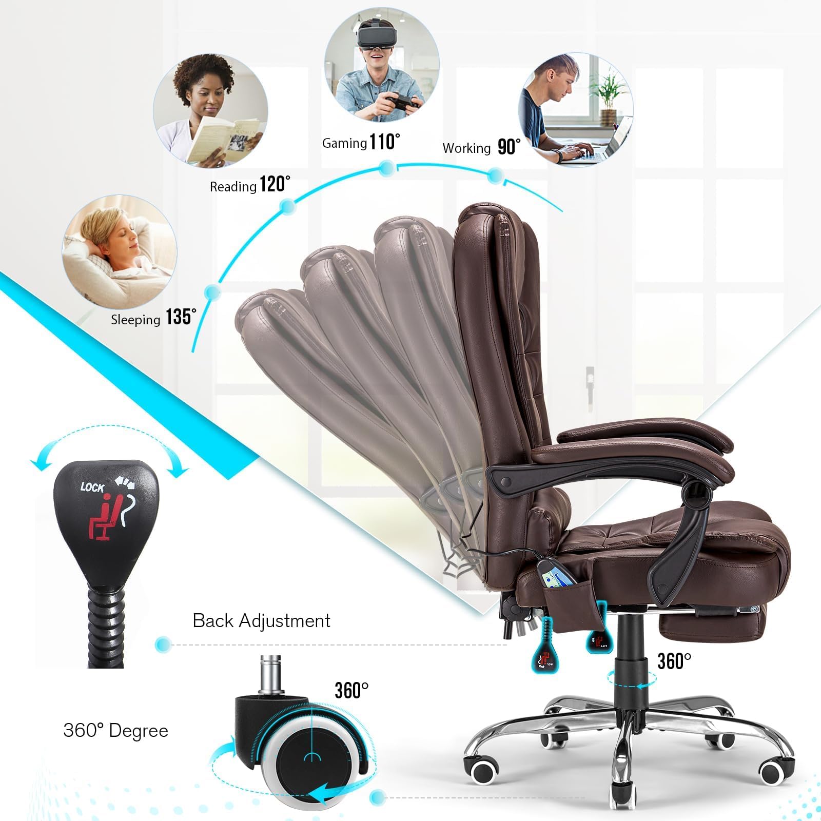 AECOJOY 13093UBR-LS01 Office-Chairs - View #3