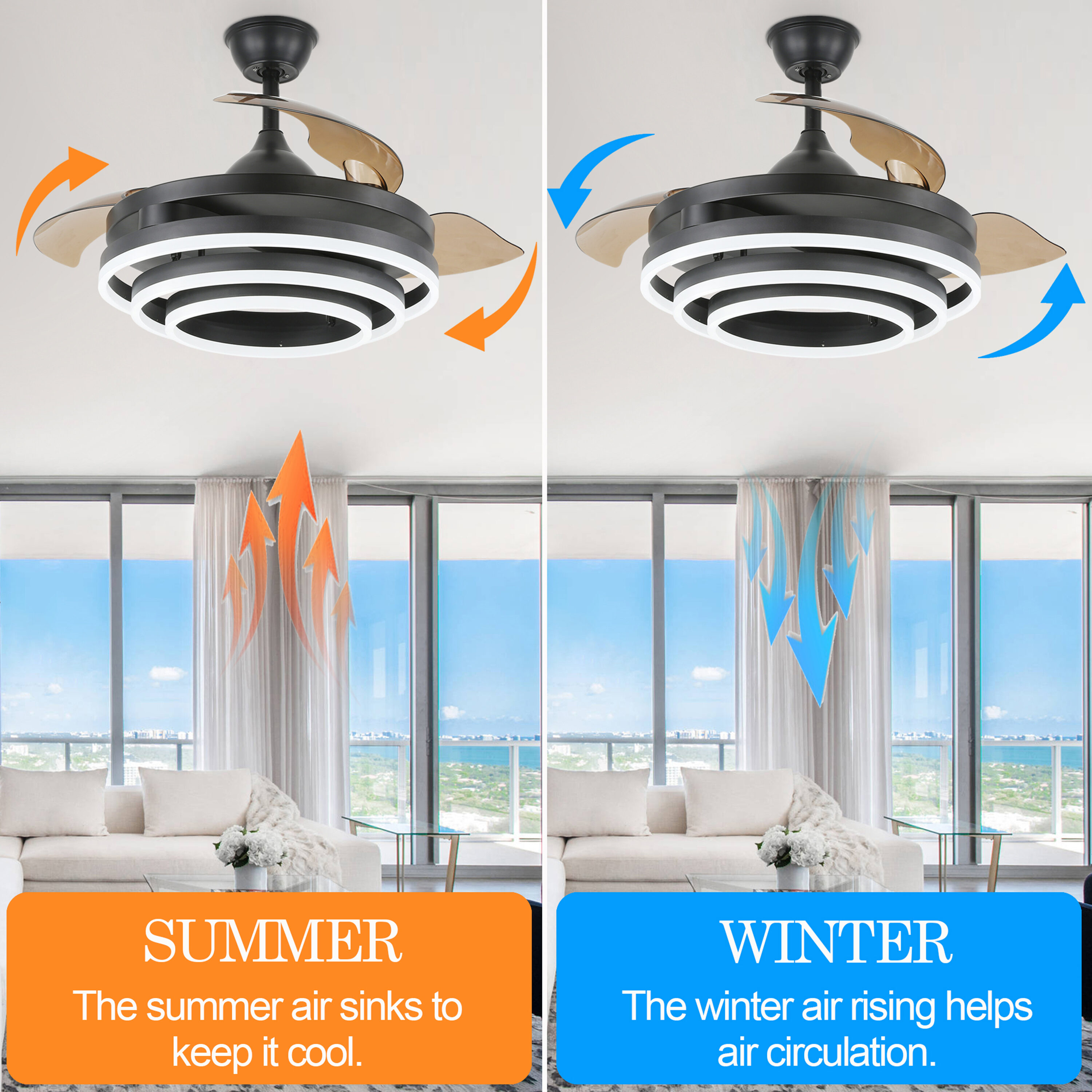 Oaks Decor DC4264-B Ceiling-Fans - View #4
