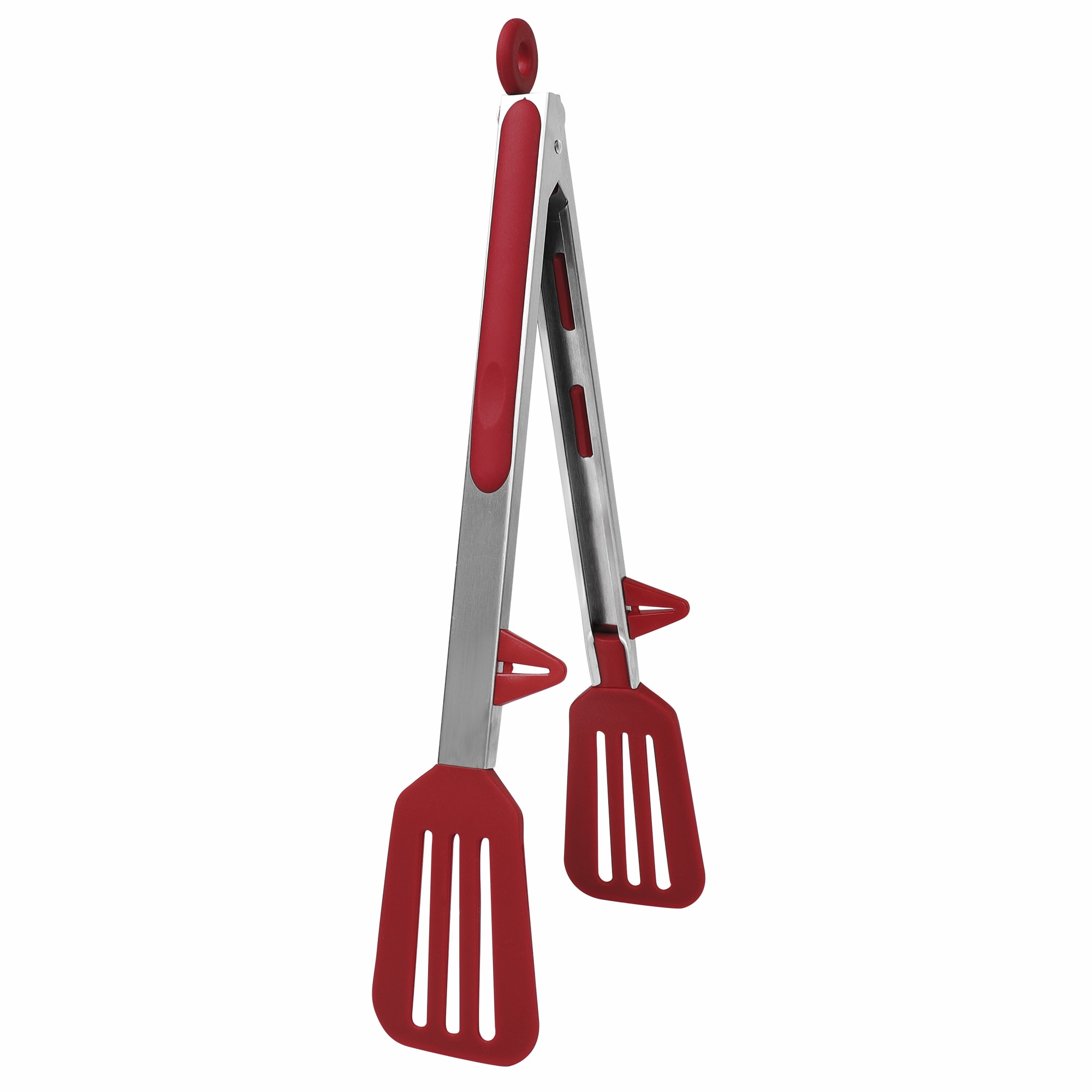 Unique Bargains Kitchen Tongs for Cooking Silicone Stainless Steel Tongs with Stands Toaster Serving BBQ Non-stick Locking Tongs 12Inch