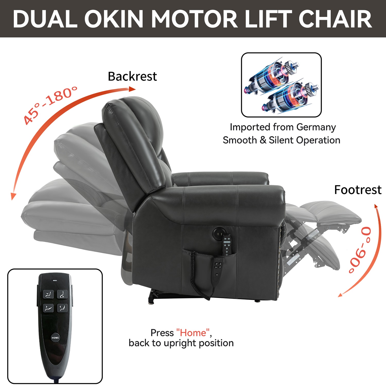 GZMR GZ-SG80AAB recliners - View #6