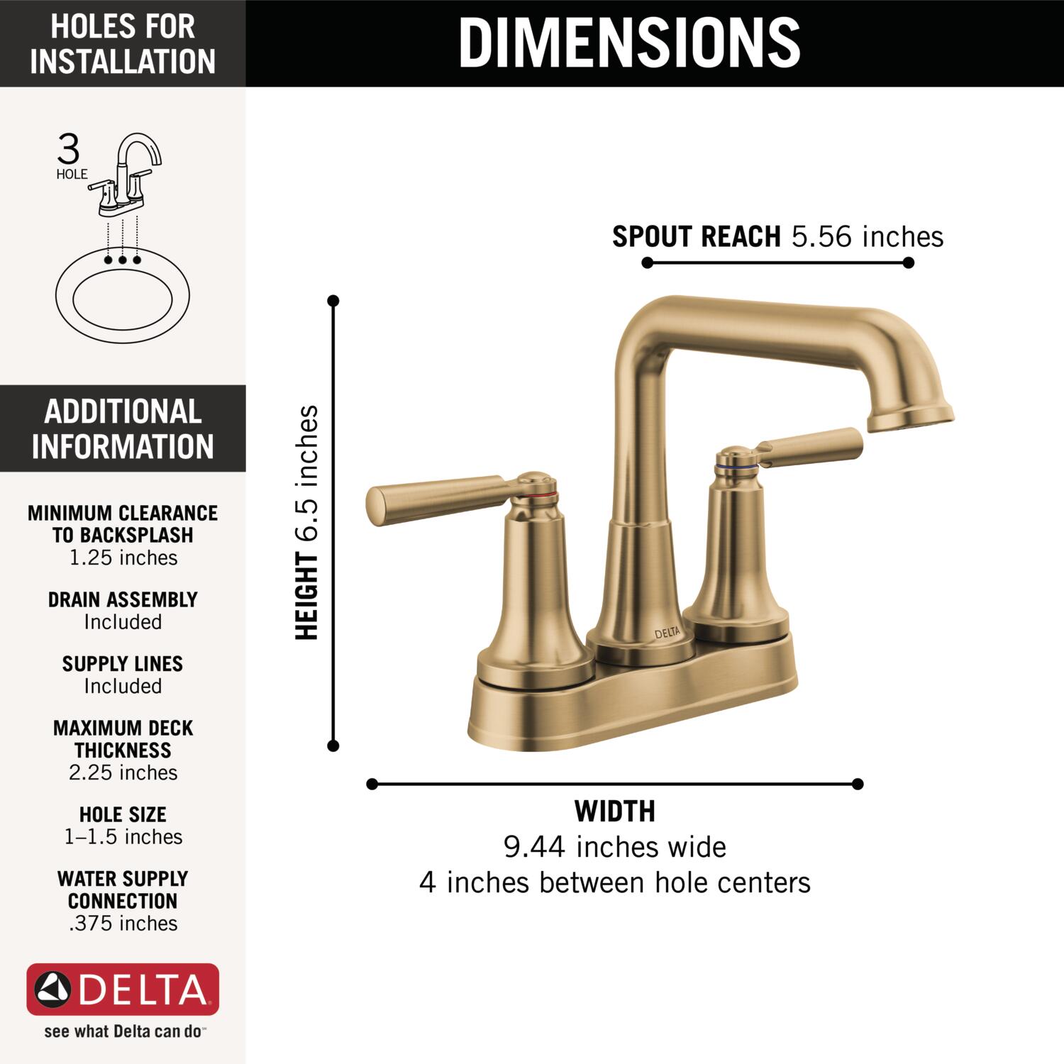 Delta 2536-CZMPU-DST Lavatory-Faucets - View #4