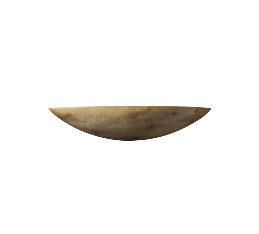 Justice Design Group CER-4210-TRAG Ambiance 18.75-in W 1 -Light Yellow Transitional Wall Sconce