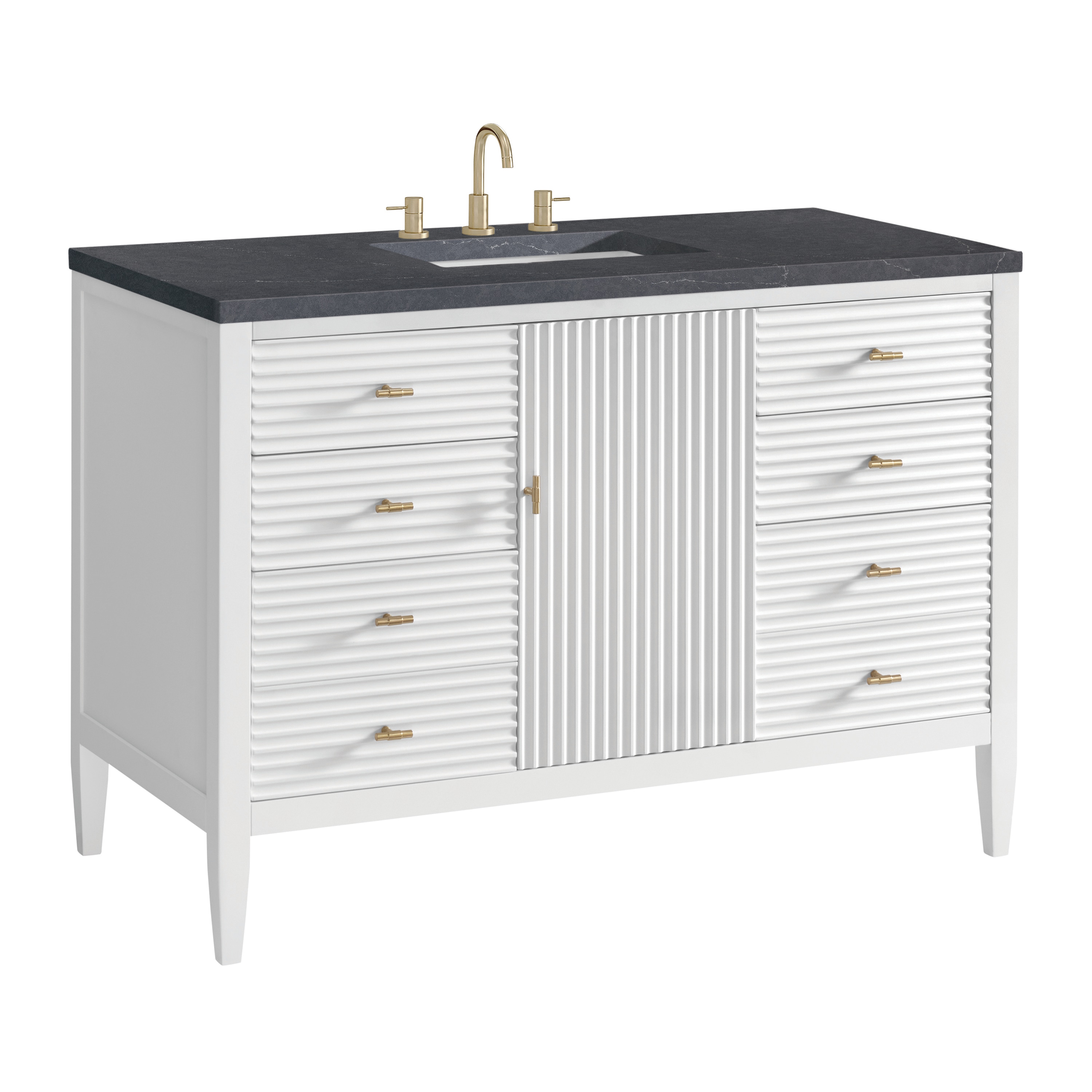 James Martin Vanities 485-V48-BW-3CSP Bath-Vanity-Combo - View #6