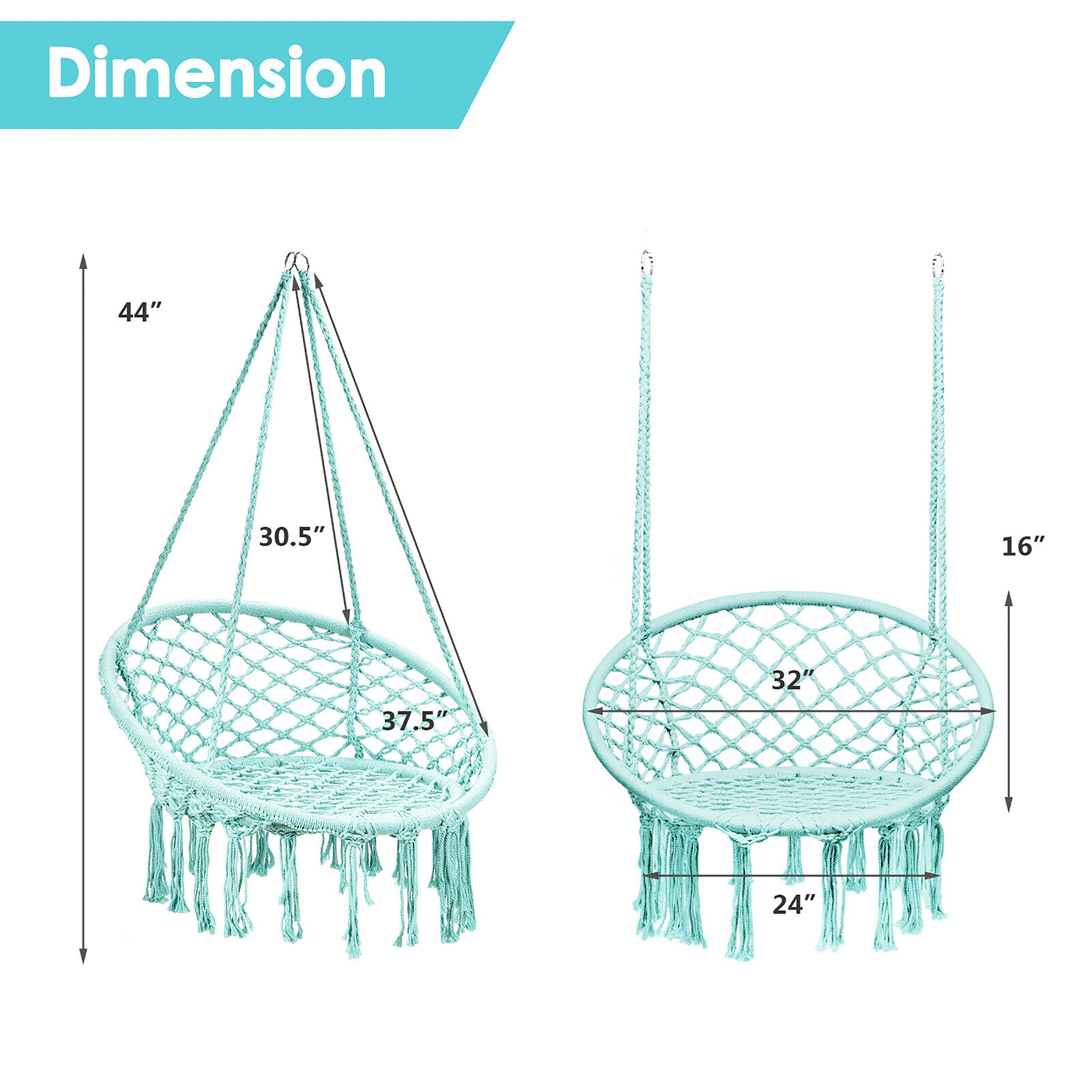 Costway HW63846GN Playset-Swings - View #9