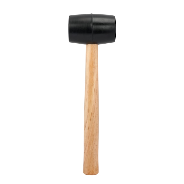 WORKPRO 16-oz Smooth Face Rubber Head Wood Rubber Mallet in the