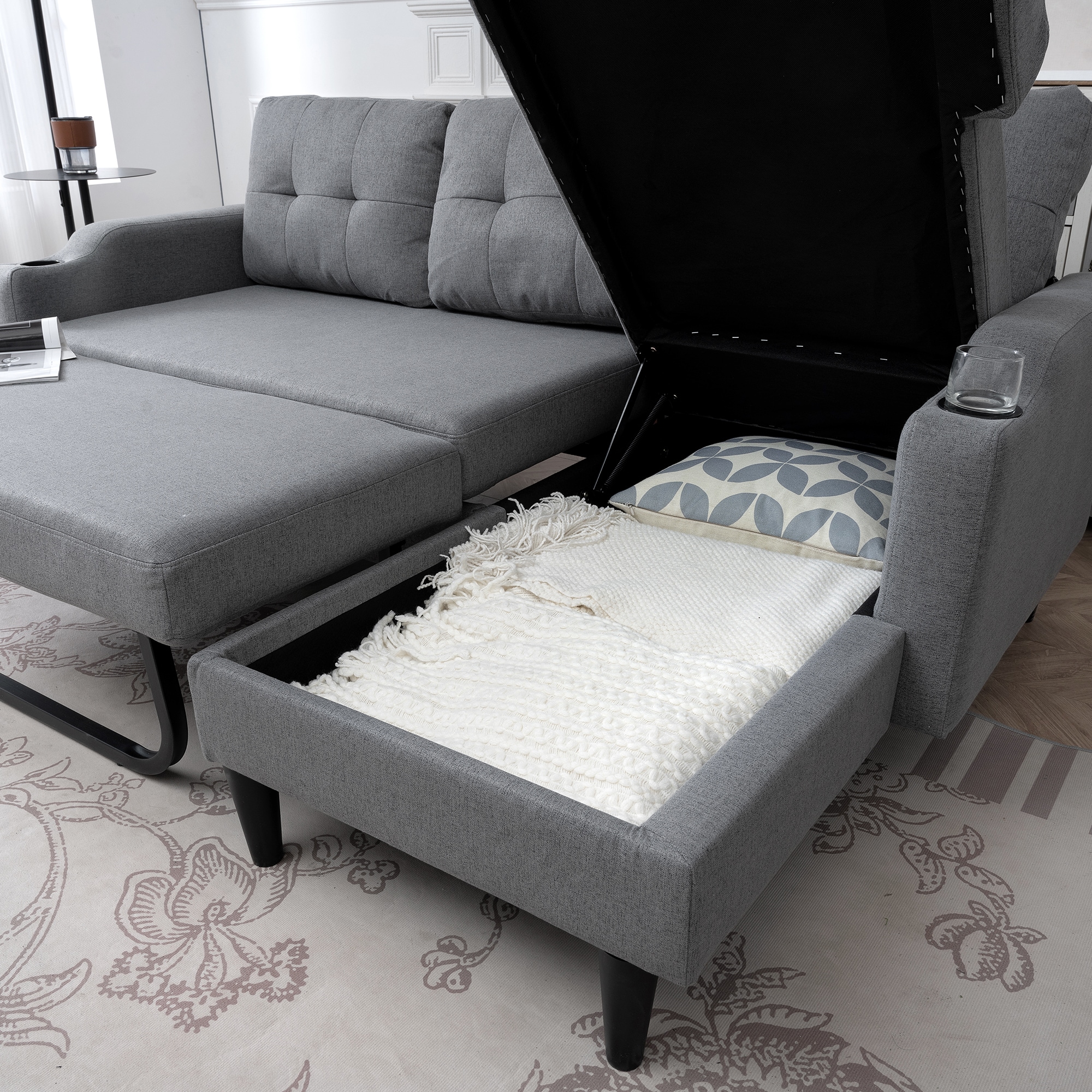 SINOFURN SYA370085GY Sofas-Loveseats - View #17