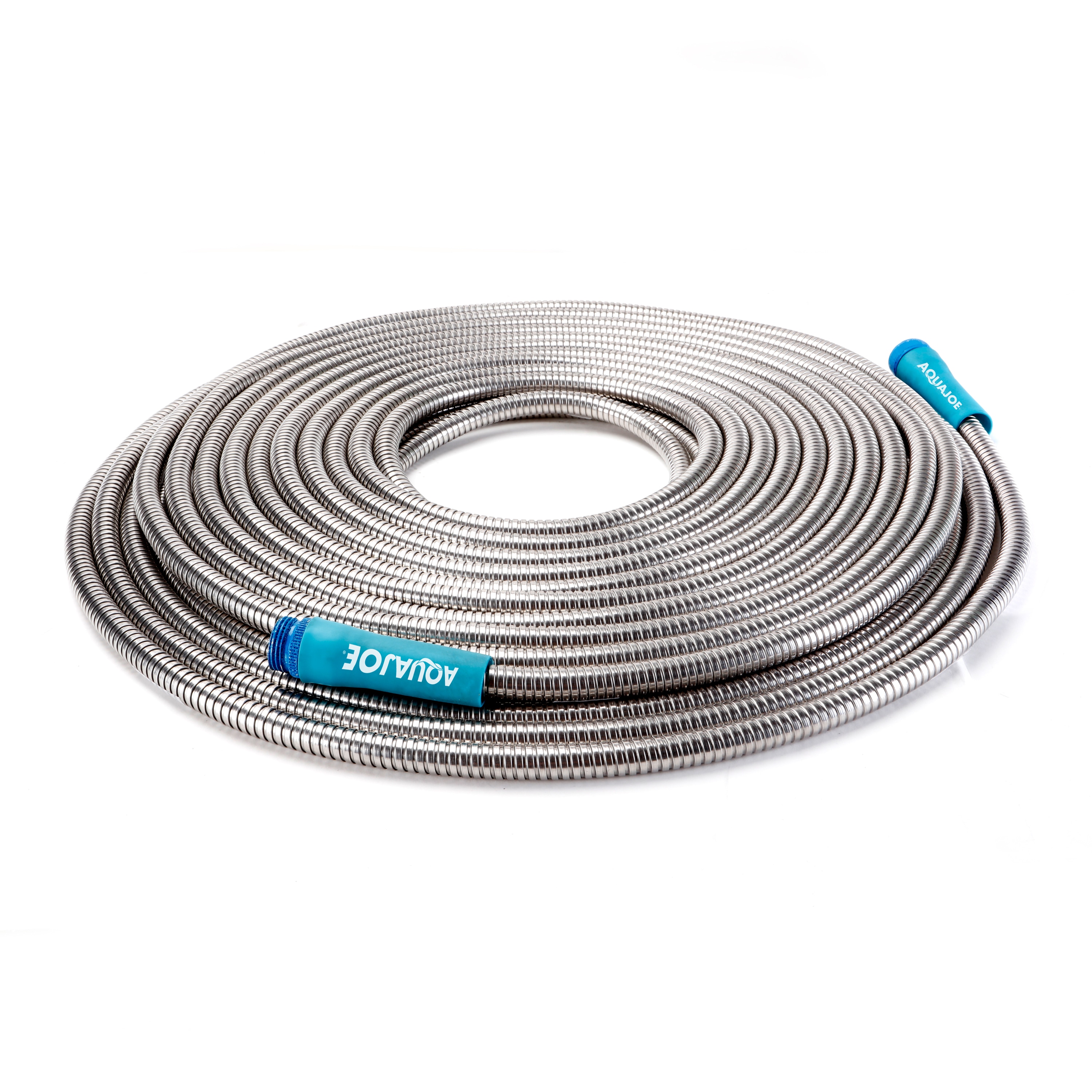 AQUA JOE 1/2-in x 25-ft Heavy-Duty Kink Free Stainless Steel Hose in the  Garden Hoses department at