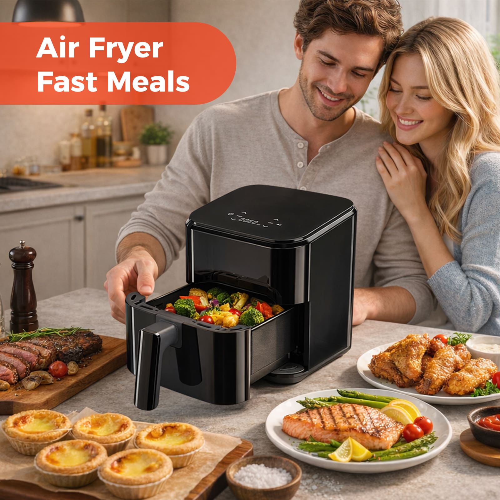 Sweetcrispy L-AH-KZG2725-3BK-RC Air-Fryers - View #4