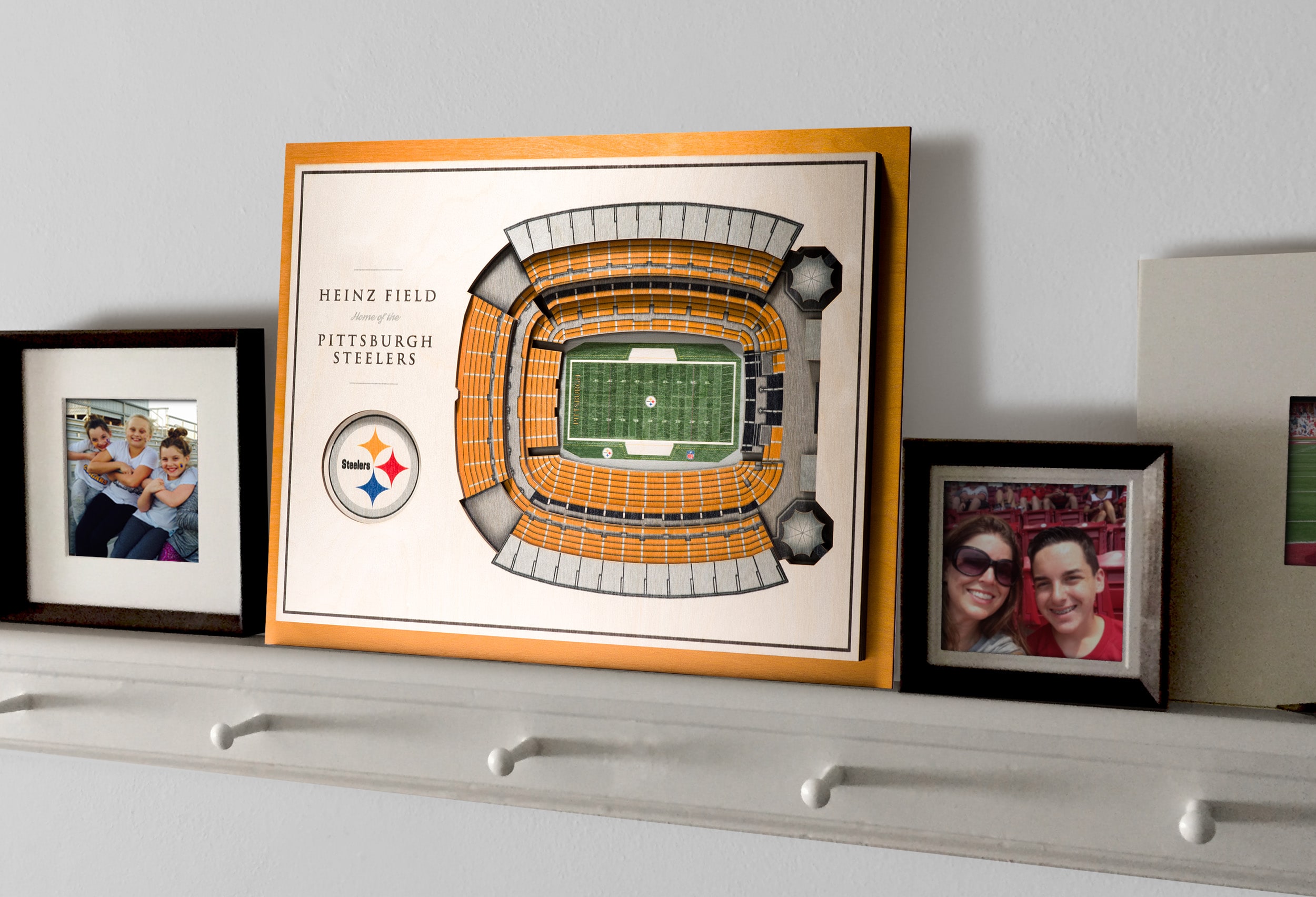 Heinz Field Word Art Poster  Pittsburgh Steelers Gifts & Decor