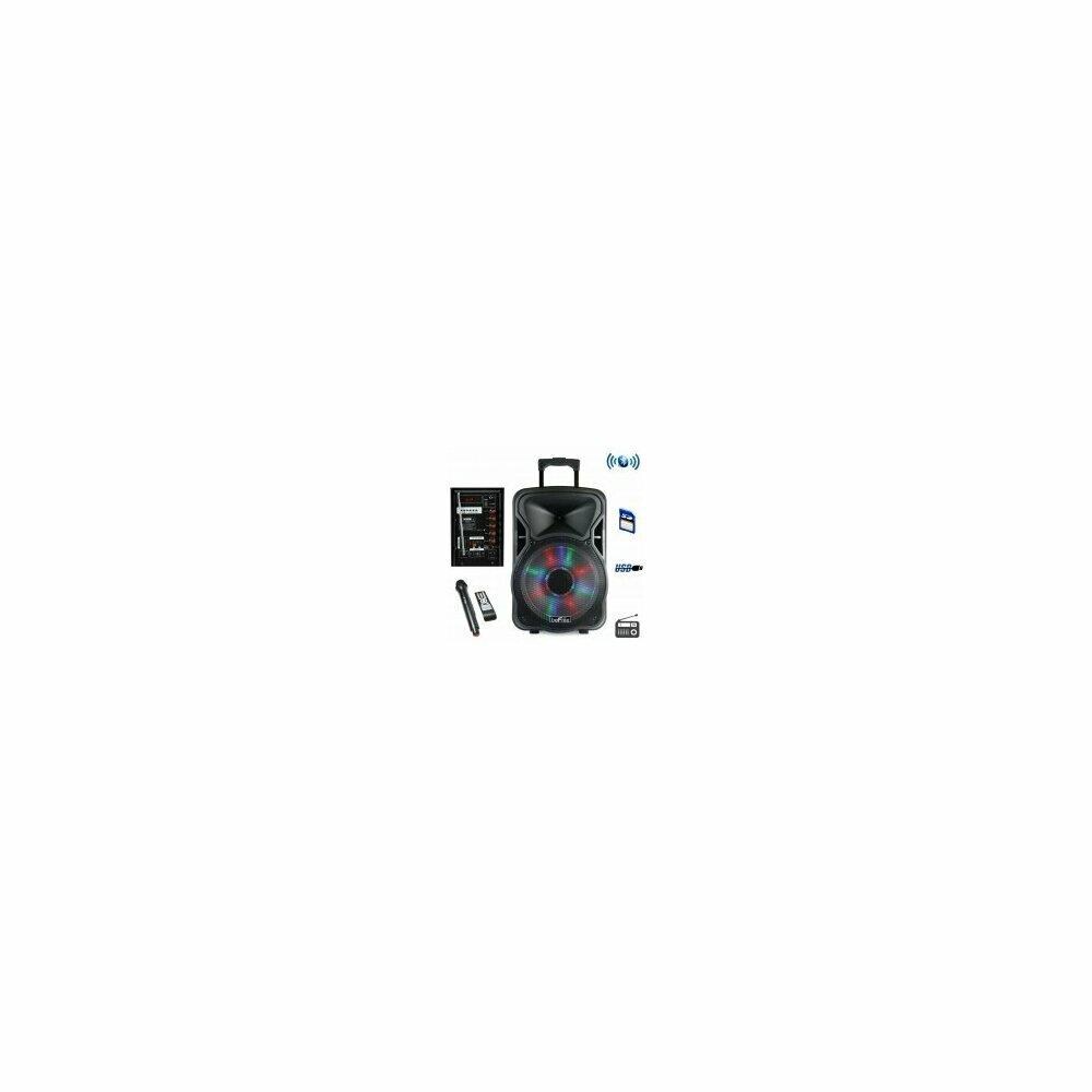 beFree Sound MGGD4658 Befree Sound BFS-4400 12 in Bluetooth Rechargeable Party Speaker with Illuminatiing Light