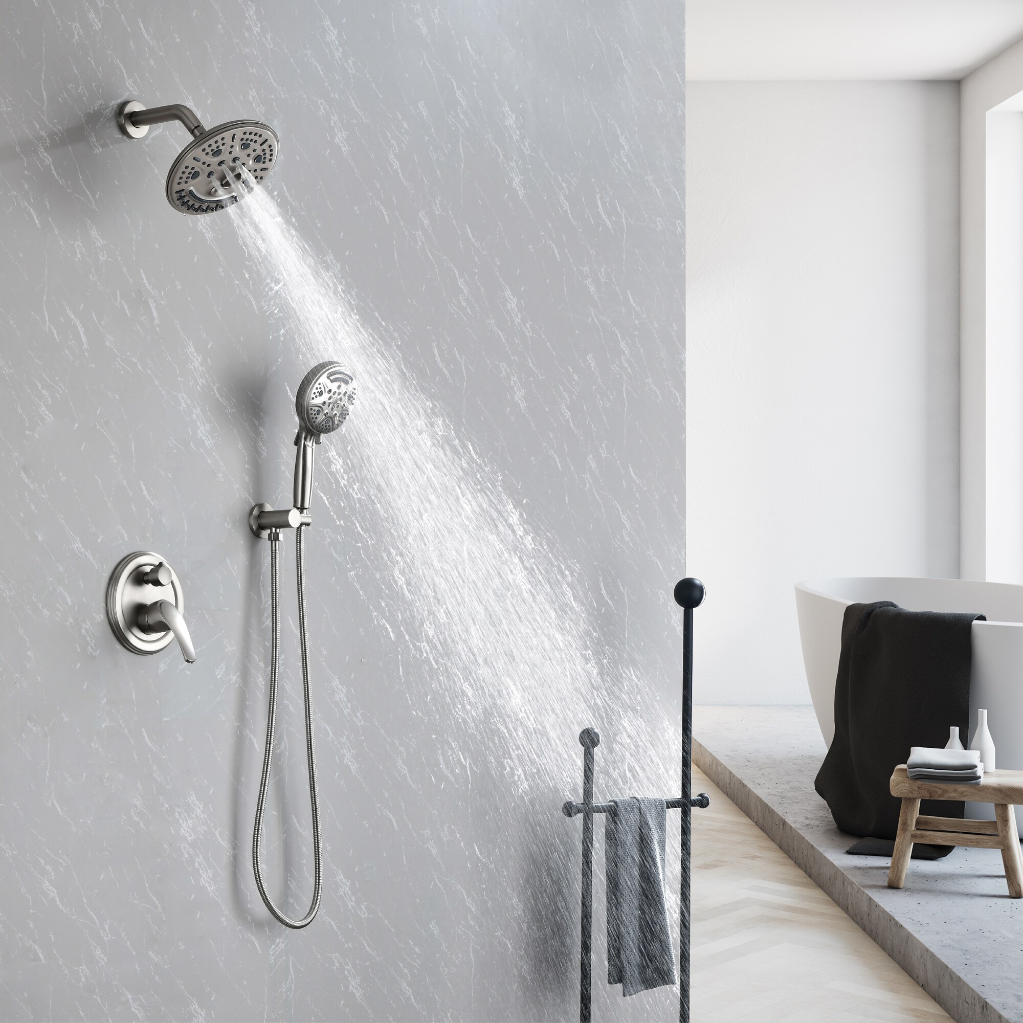 Clihome CHMS-12BN-A3809 Showerhead-Bar-Panels - View #2