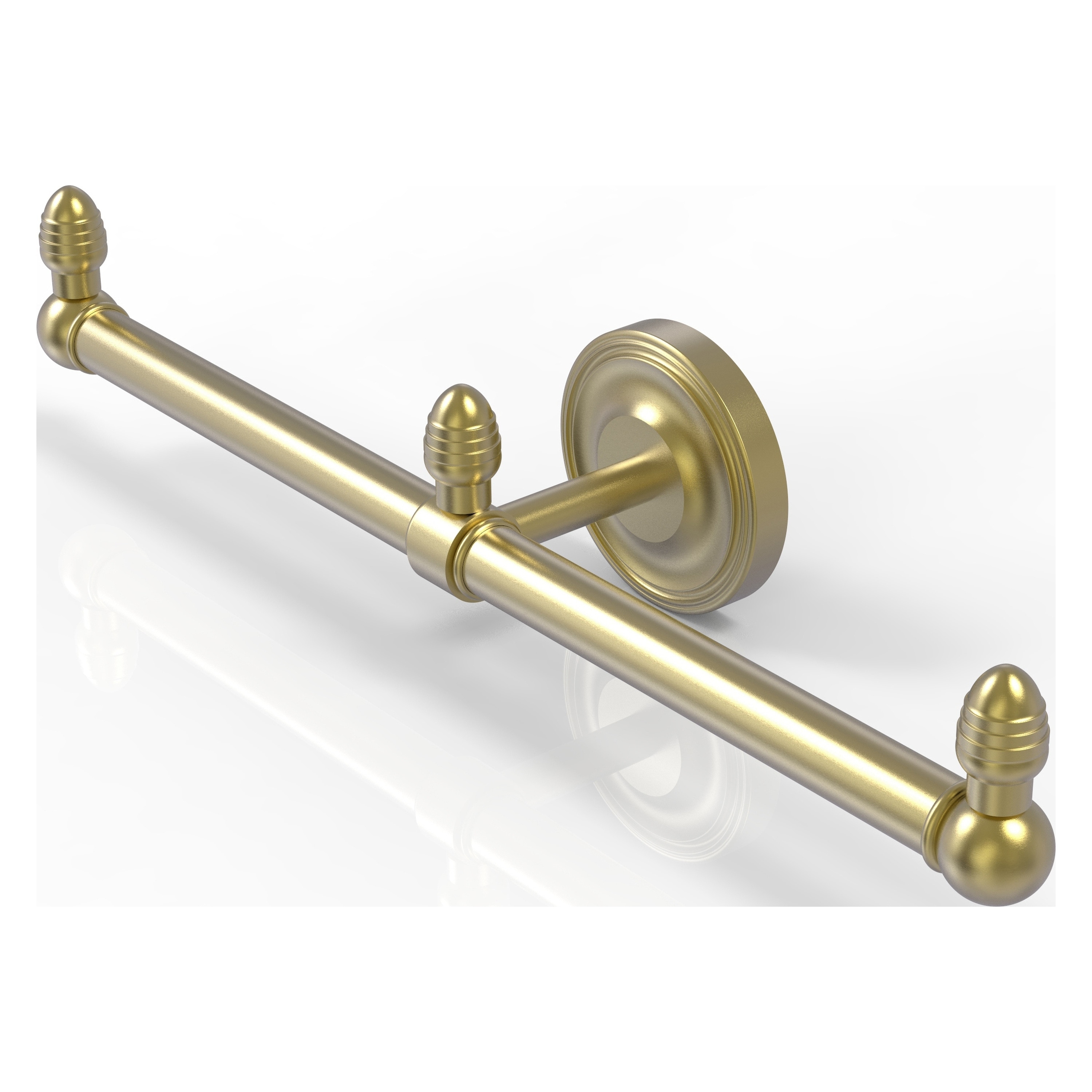Allied Brass BPPR-HTB-2-SBR Prestige Regal 15-in double Satin Brass Wall mount Double Towel Bar