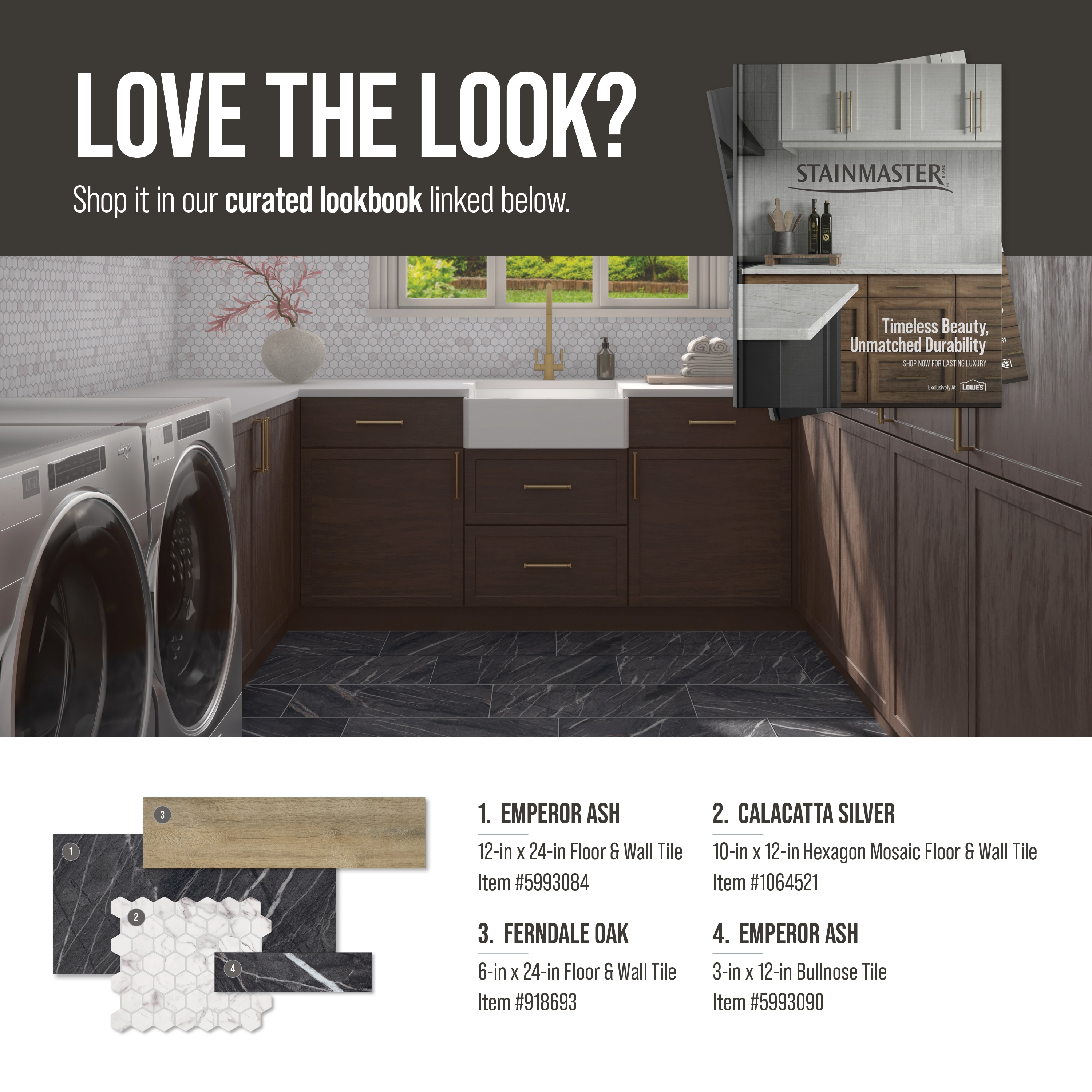 STAINMASTER SM4115HEXXTMTLW Ceramic-Tile - View #7