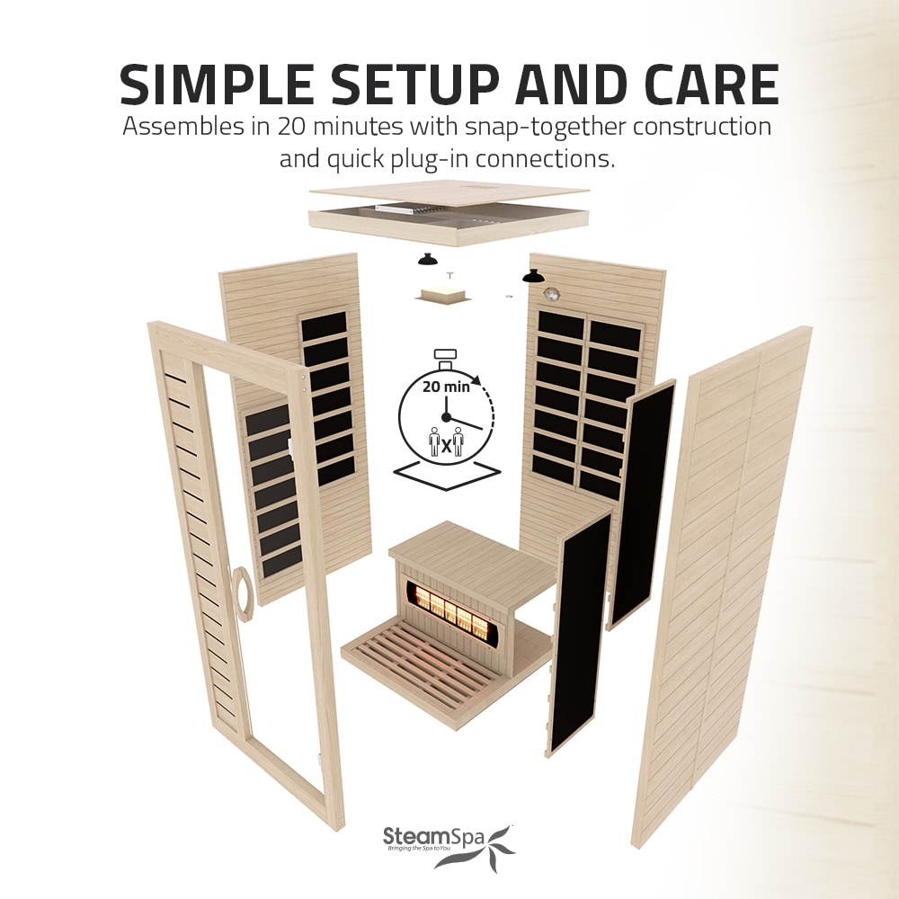 SteamSpa SC-SS0013-GS Indoor-Saunas - View #6