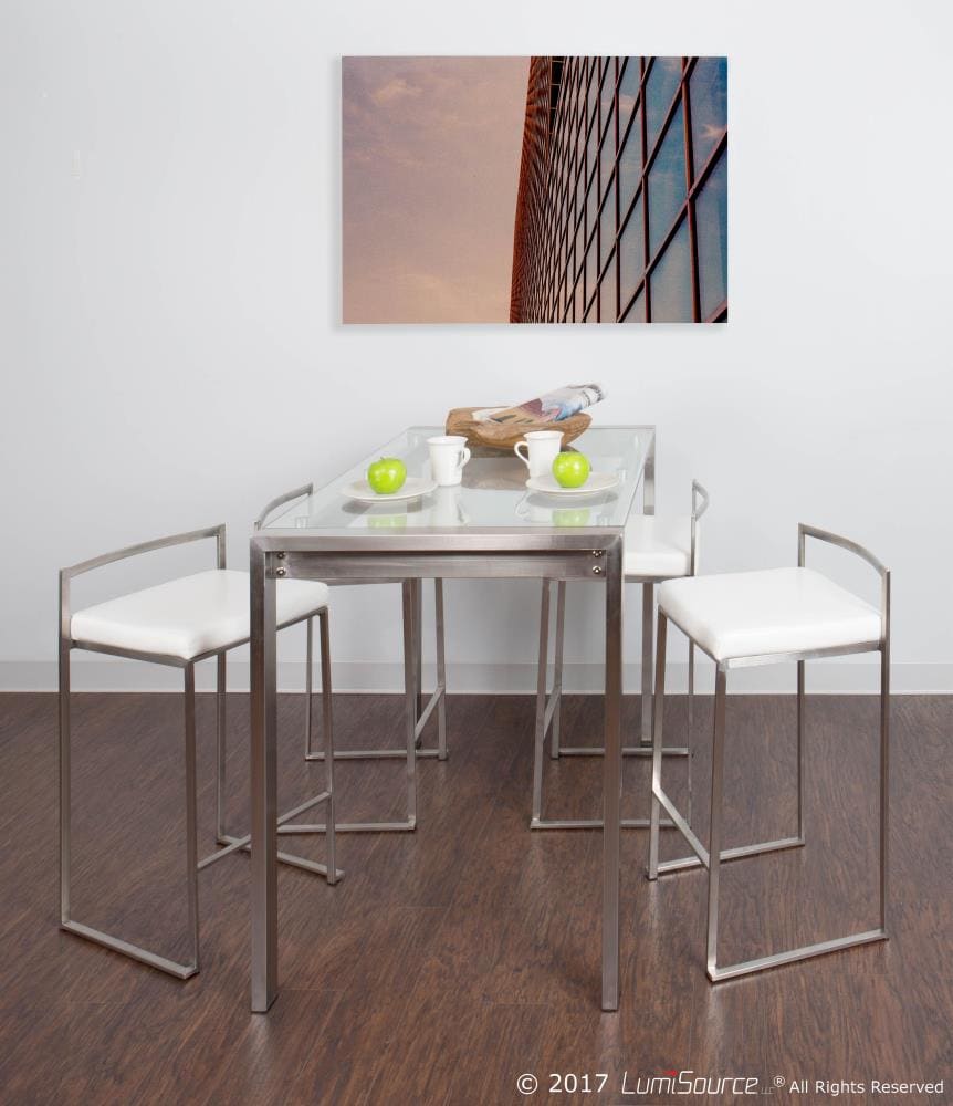 LumiSource CT-FUJI SS+GLS Dining-Tables - View #7