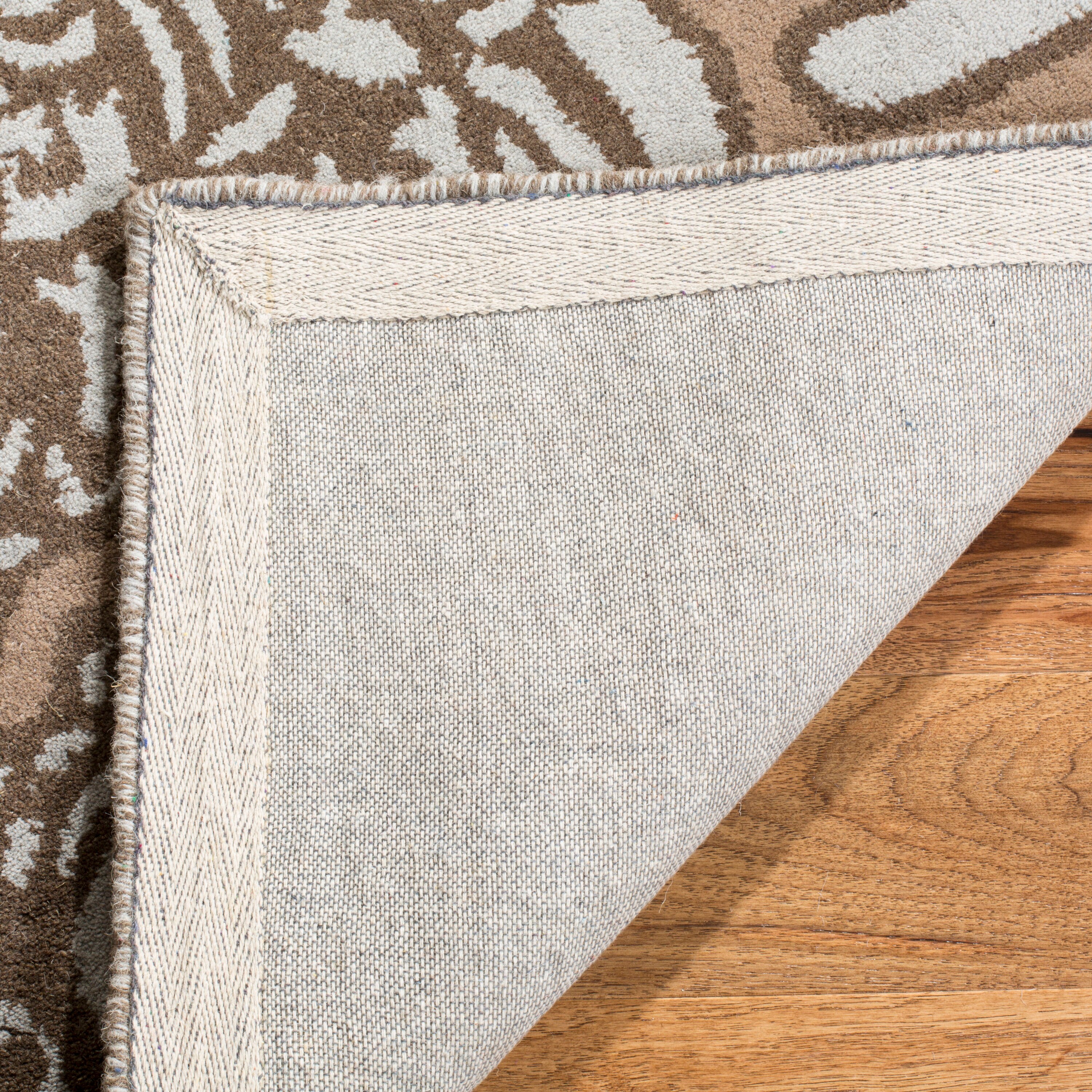 Martha Stewart 4-ft x 6-ft Tufted Driftwood / Grey Rectangular Indoor ...