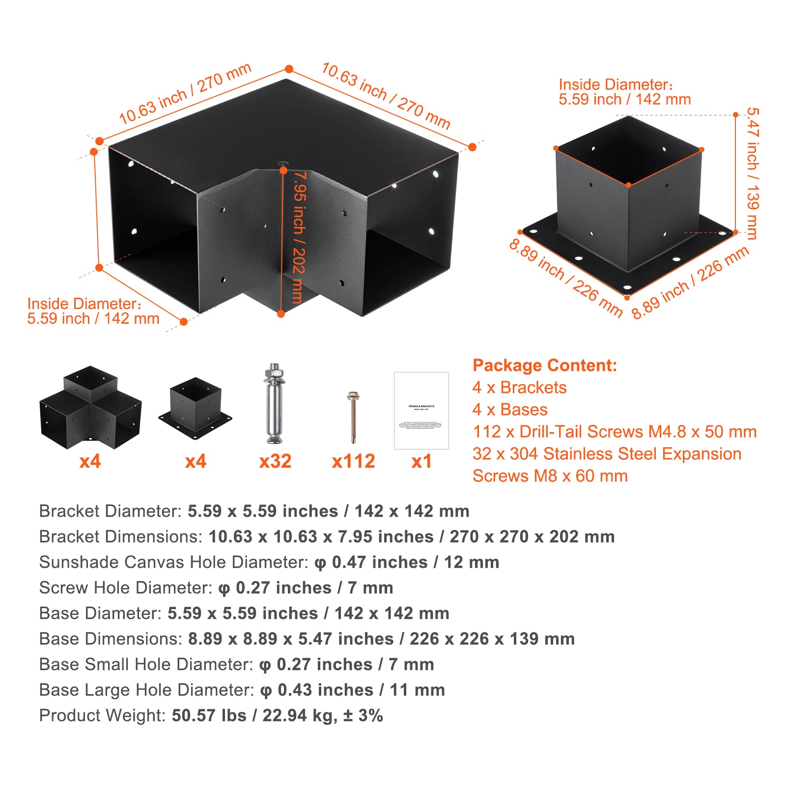 VEVOR SCLPJJTZST8P01015V0 Storage-Building-Accessories - View #8