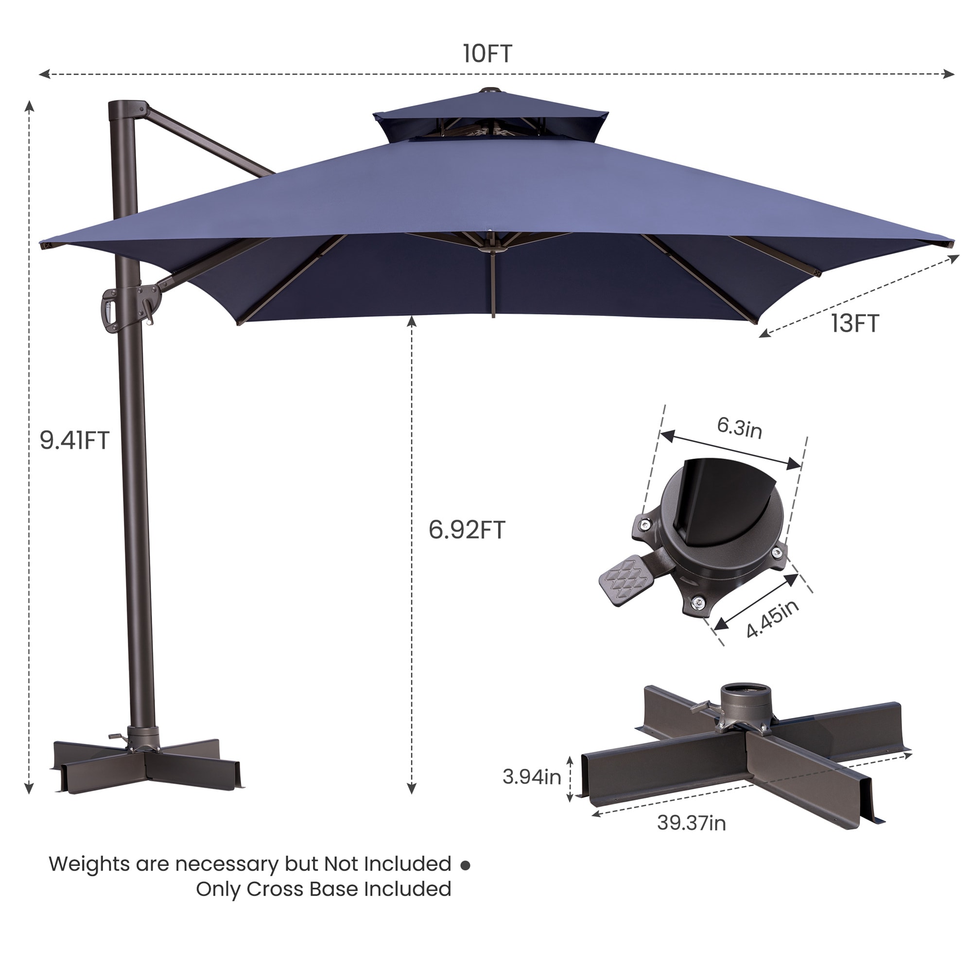 Crestlive Products CL-PU053NAV Umbrellas-2 - View #2