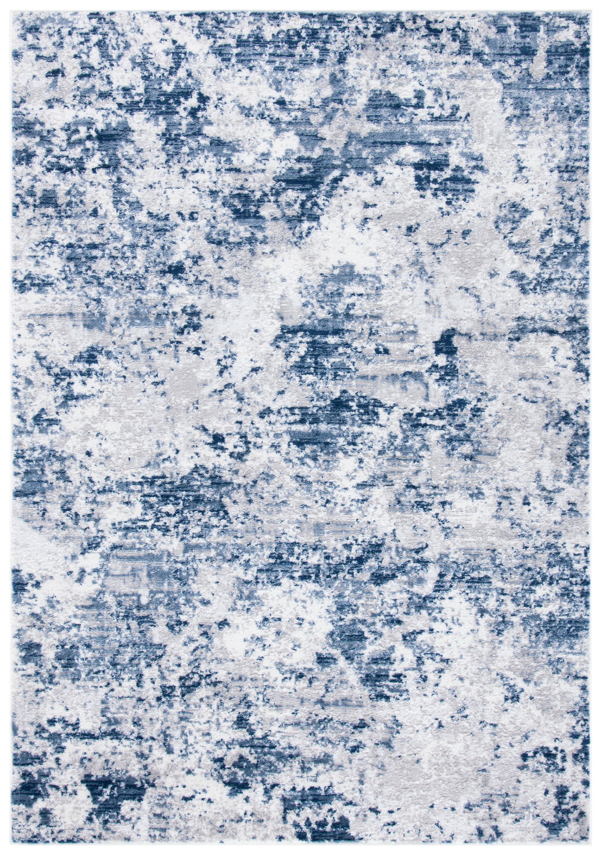 Safavieh ALA705N-6 Amelia Marche 6 x 9 (ft) Loomed Synthetic Navy/Gray Rectangular Indoor Abstract Area rug