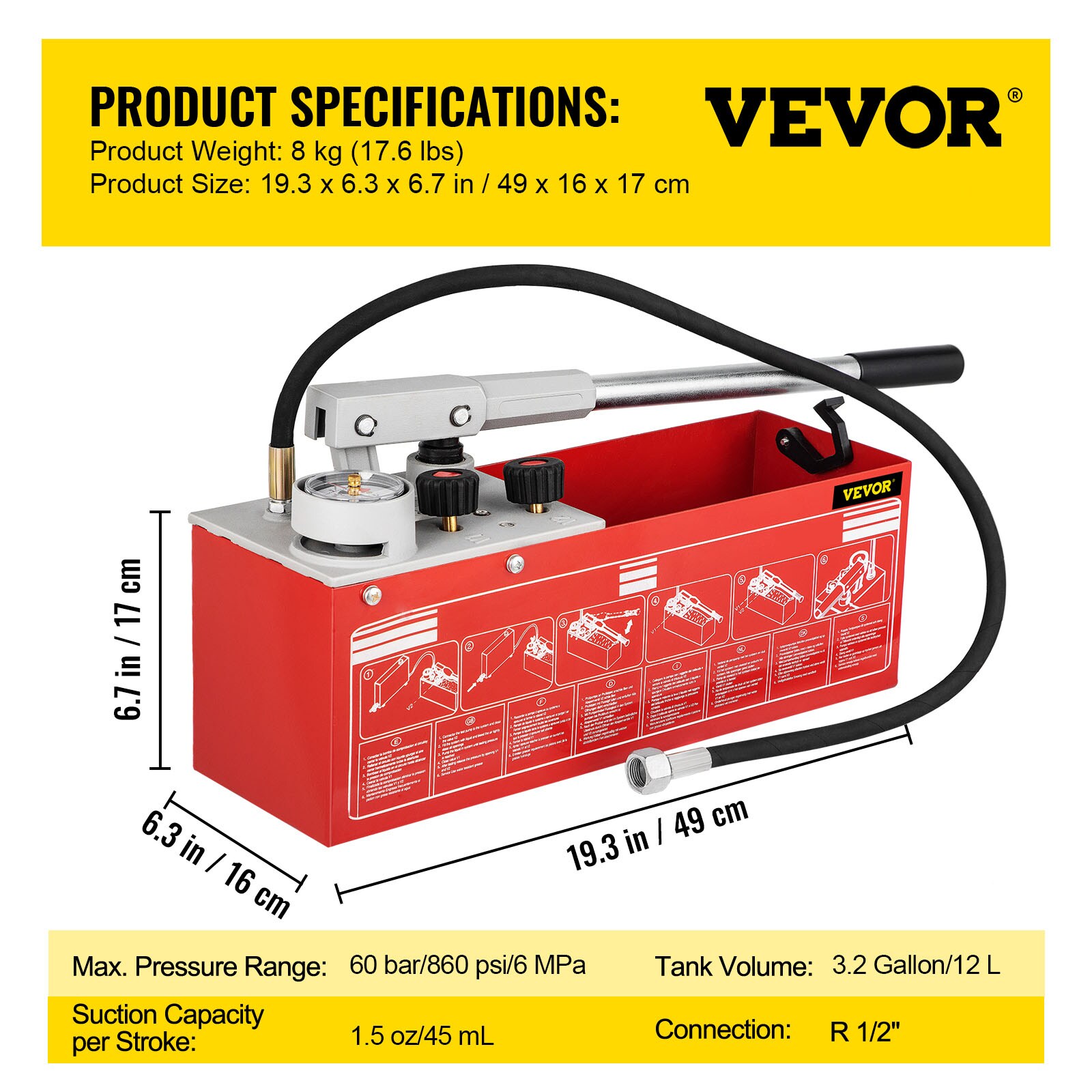 VEVOR SYBBDDWC60BARKSPIV0 pumps - View #8