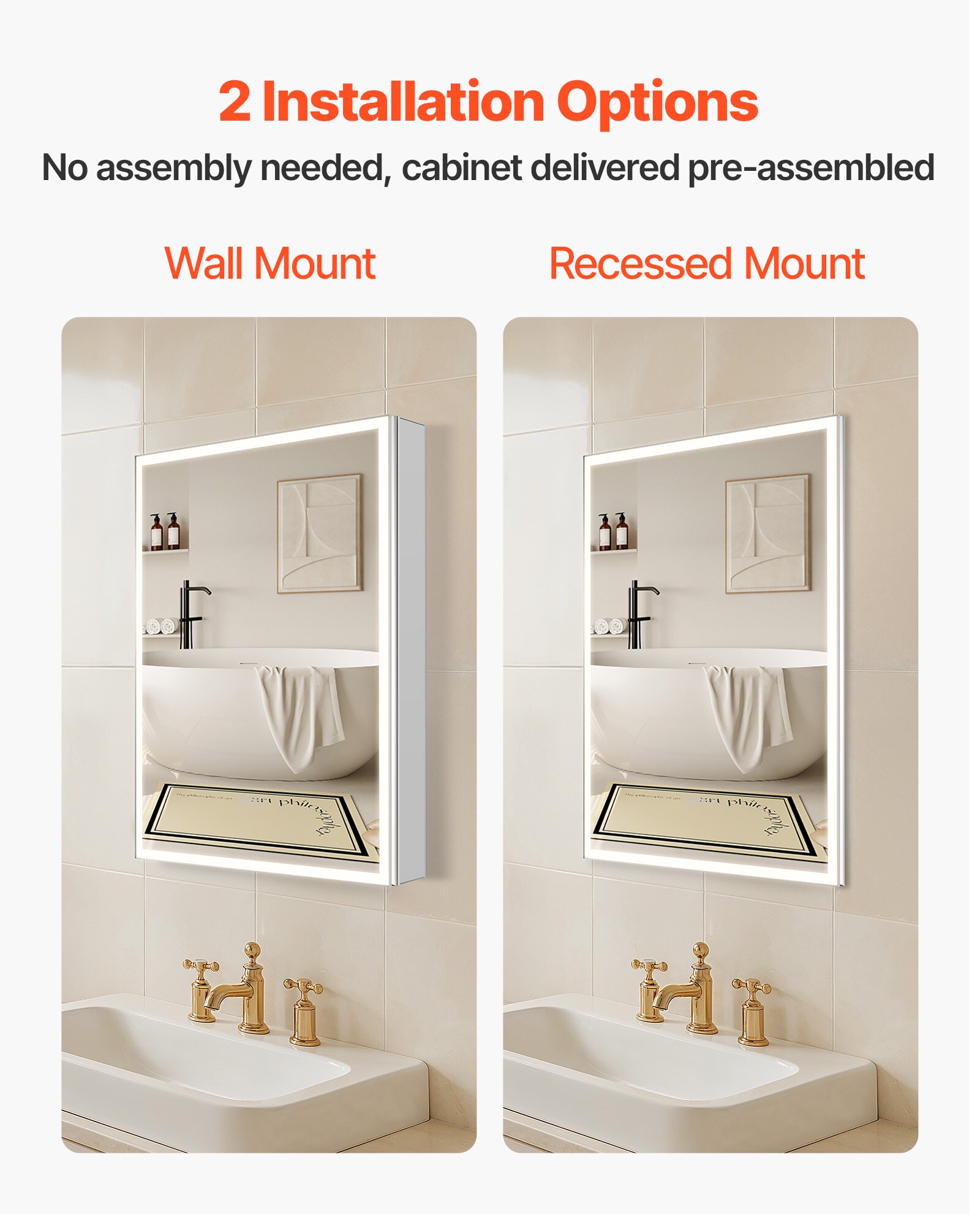 VEVOR LEDJXJJ2432IJR2XO1V1 Bathroom-Wall-Cabinets - View #6