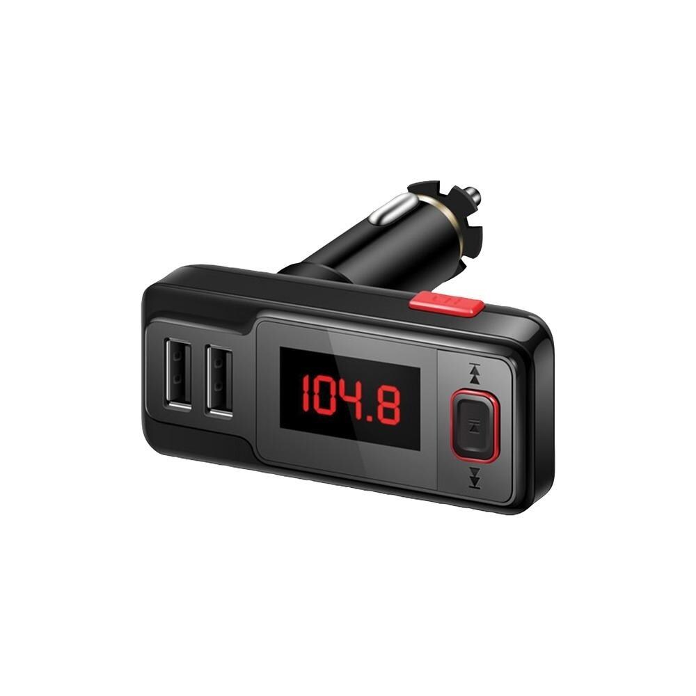  PETRA33898 Supersonic IQ-223BT 12-24V 2 USB Bluetooth Wireless FM Transmitter, Red