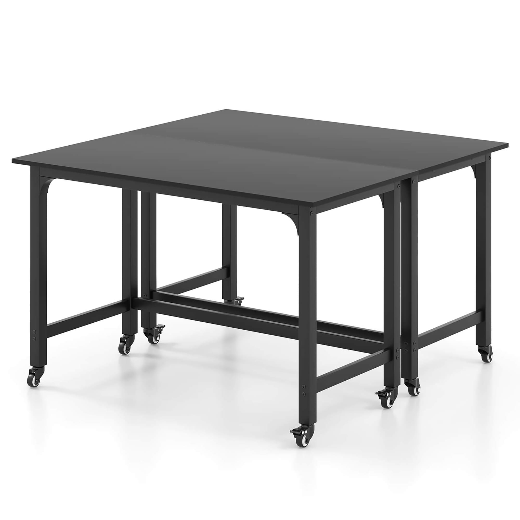 Costway HCST04103 24-in Black Modern/Contemporary Fir Computer desk