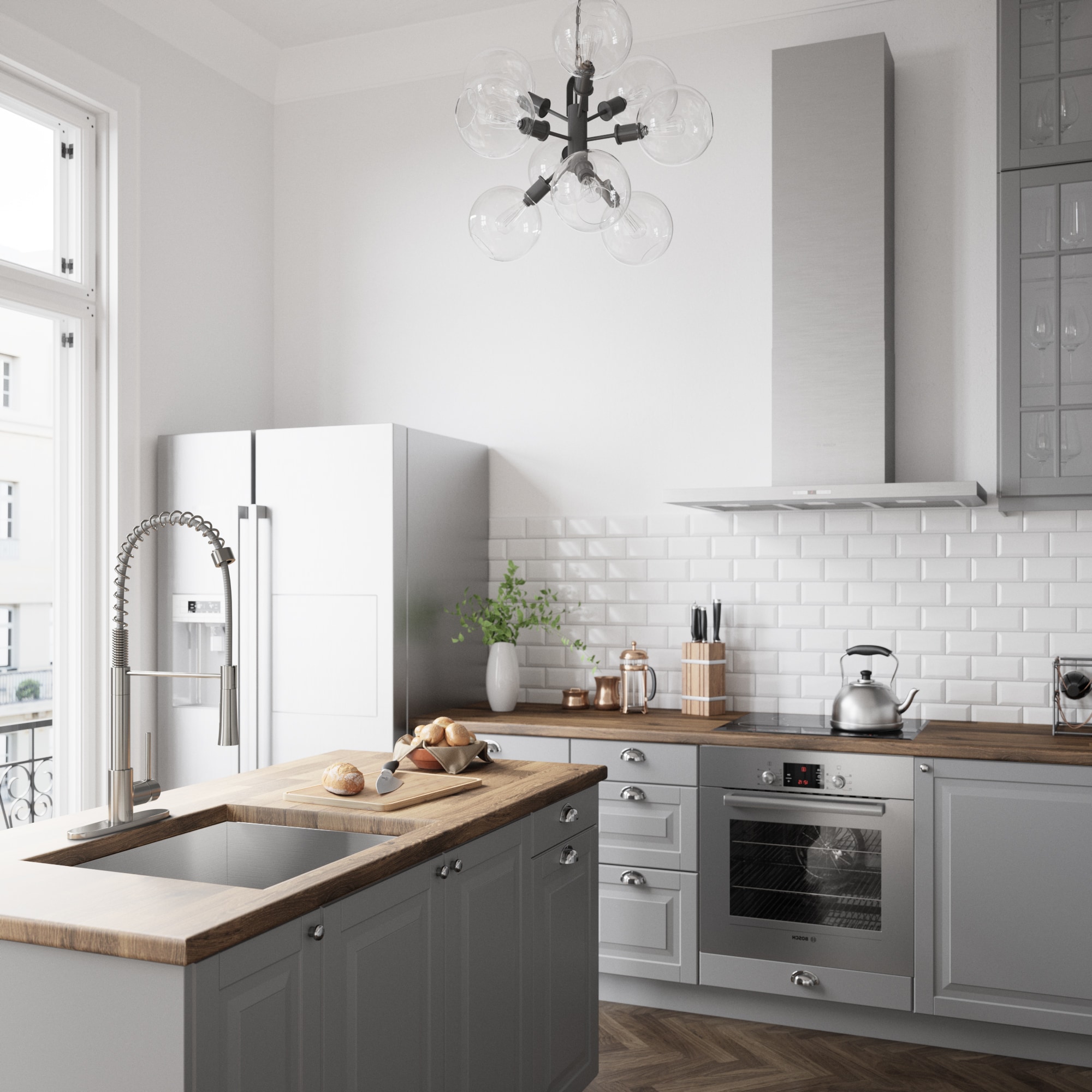 VIGO VG02032STK1 Kitchen-Faucets - View #5