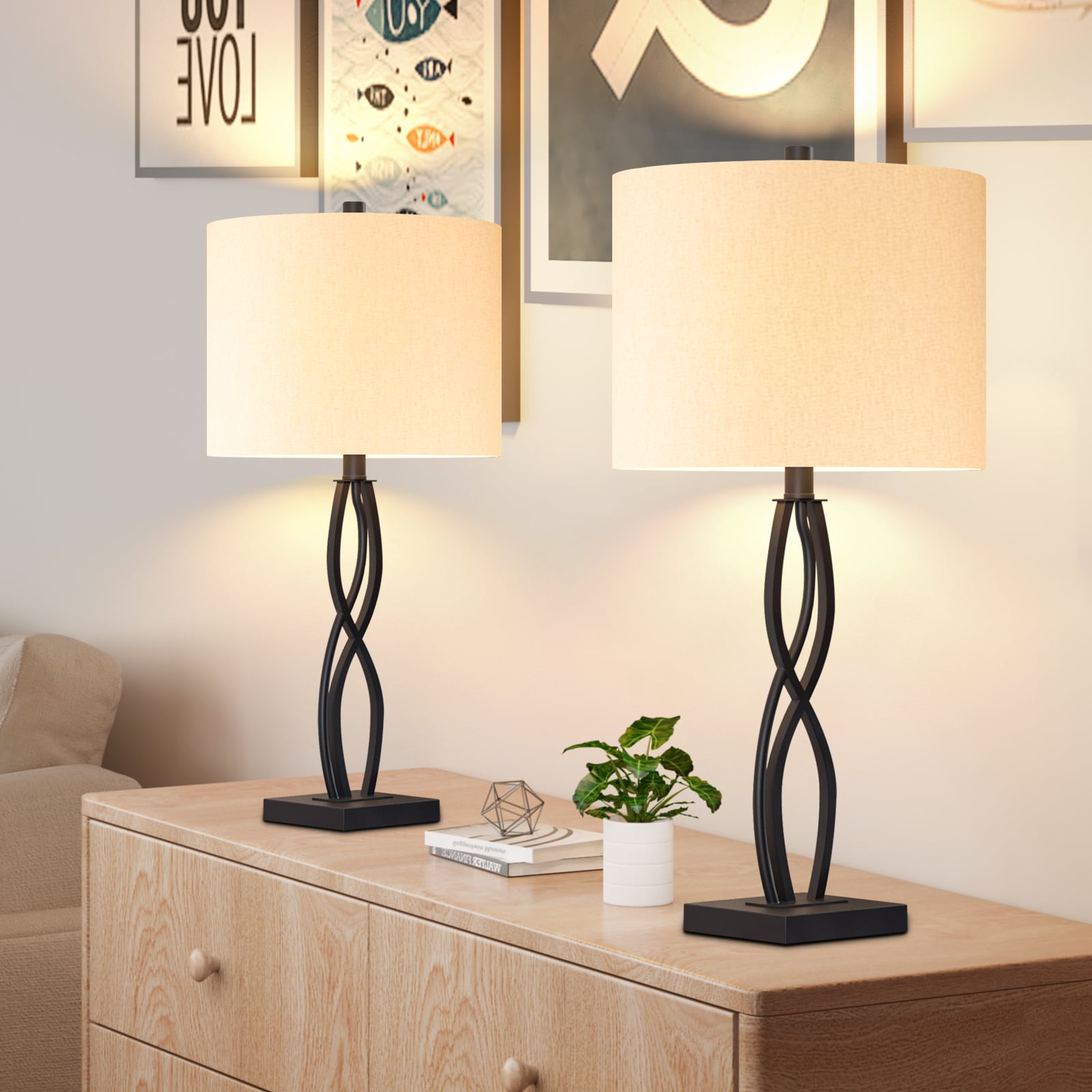 Maxax T168-BK Table-Lamps - View #2