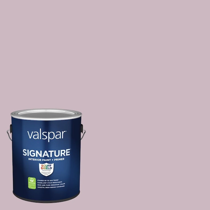 Valspar Signature Satin Furtive Mauve Hgsw2436 Interior Paint 1 Gallon In The Department At Com - Mauve Paint Color Valspar