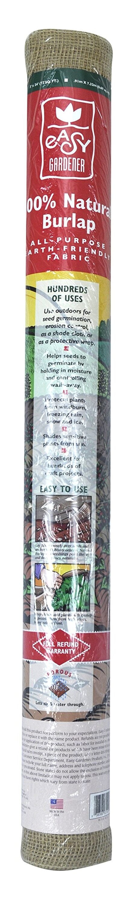 Easy Gardener  Burlap Erosion Blanket 36 in x 288 in (3 x 20 ft coverage)